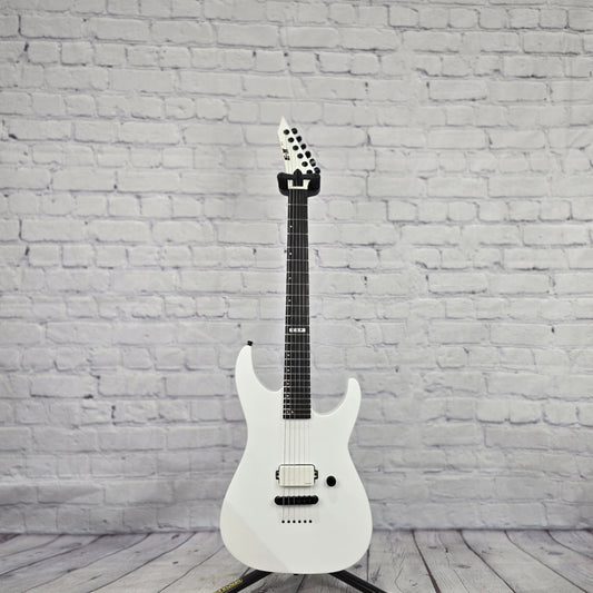 ESP E-II M-I 6 String Electric Guitar Snow White