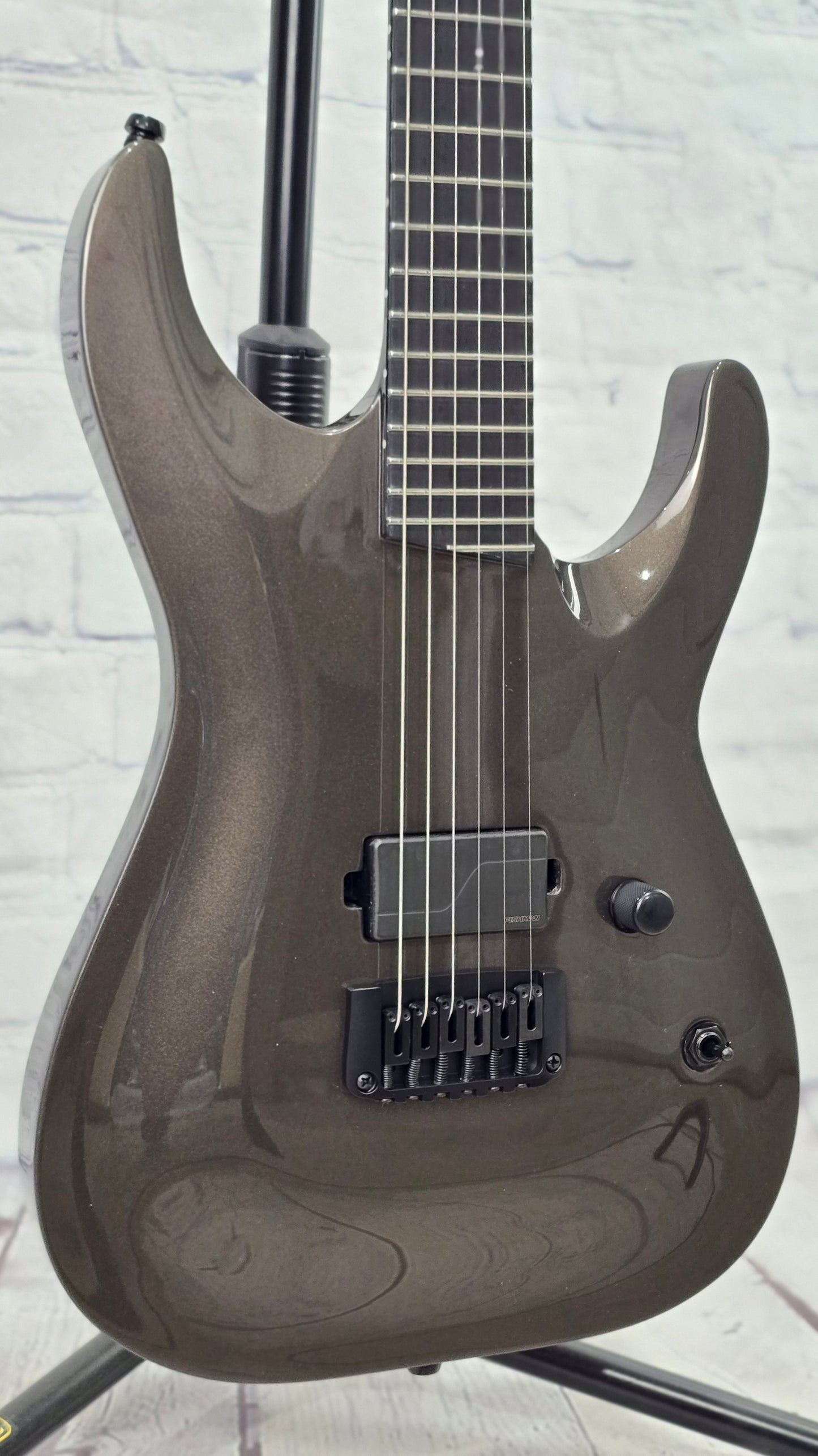 ESP LTD MT-1 Mick Thompson 6 String Electric Guitar Obsidian Metallic