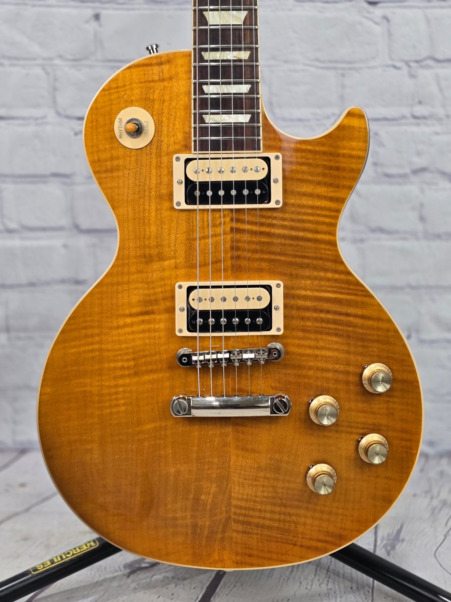 USED Gibson Les Paul Slash AFD 6 String Electric Guitar Appetite Burst