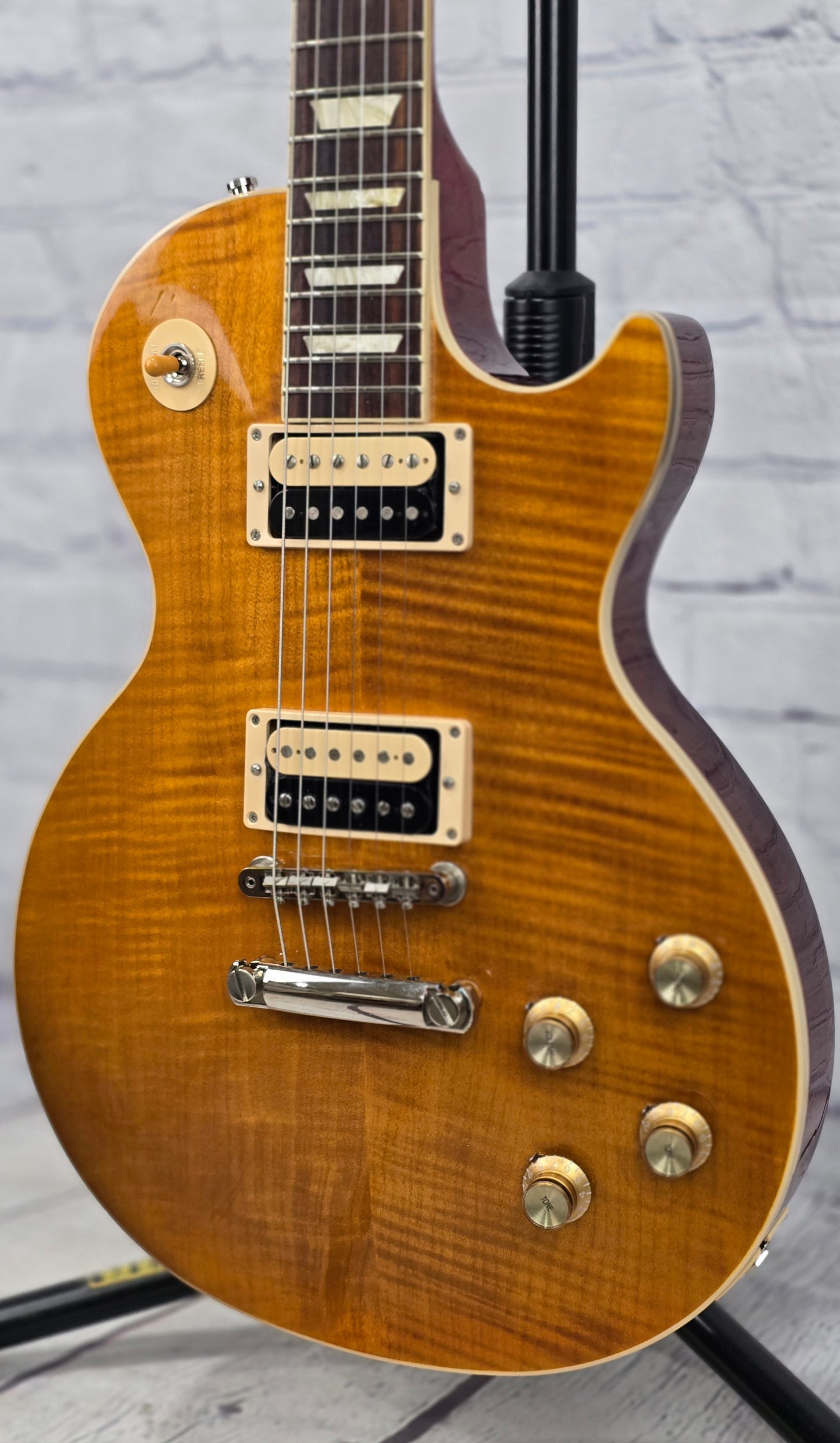 USED Gibson Les Paul Slash AFD 6 String Electric Guitar Appetite Burst