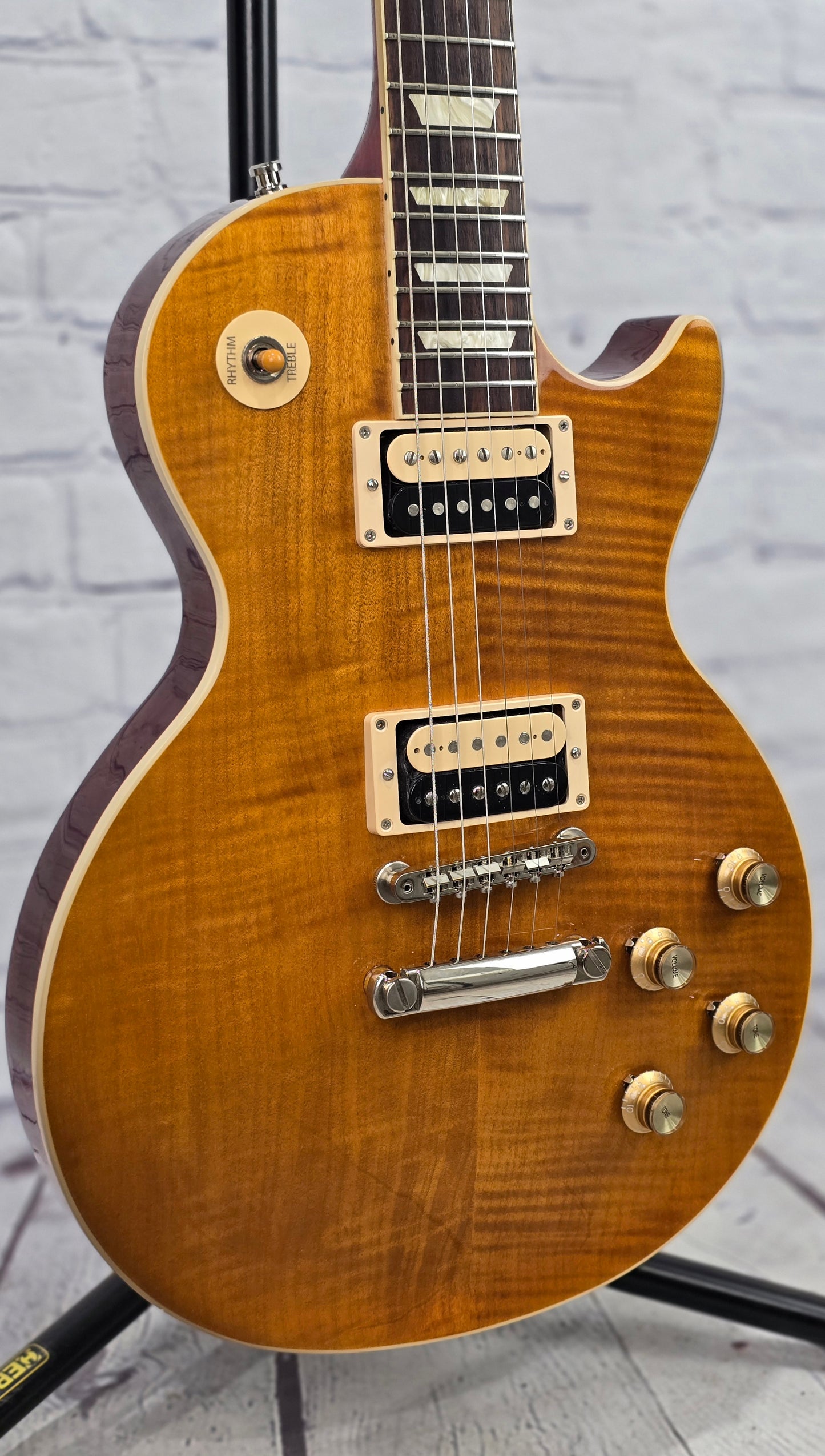 USED Gibson Les Paul Slash AFD 6 String Electric Guitar Appetite Burst