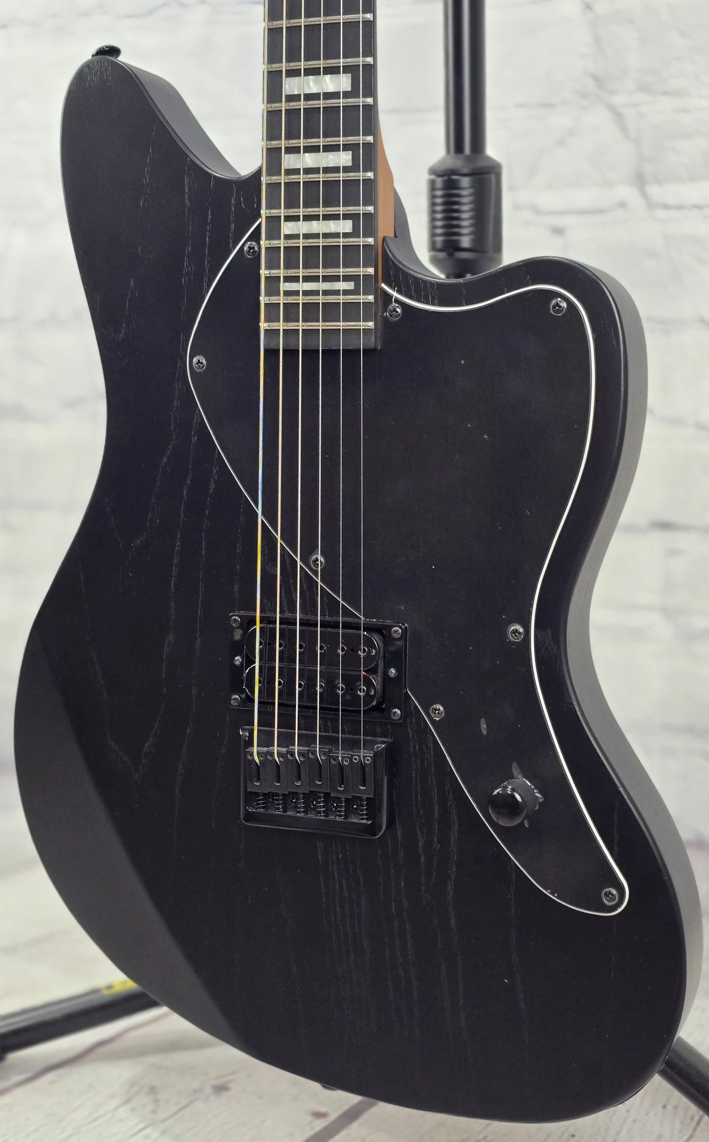 Balaguer Standard Growler Baritone 6 String Electric Guitar Rustic Black