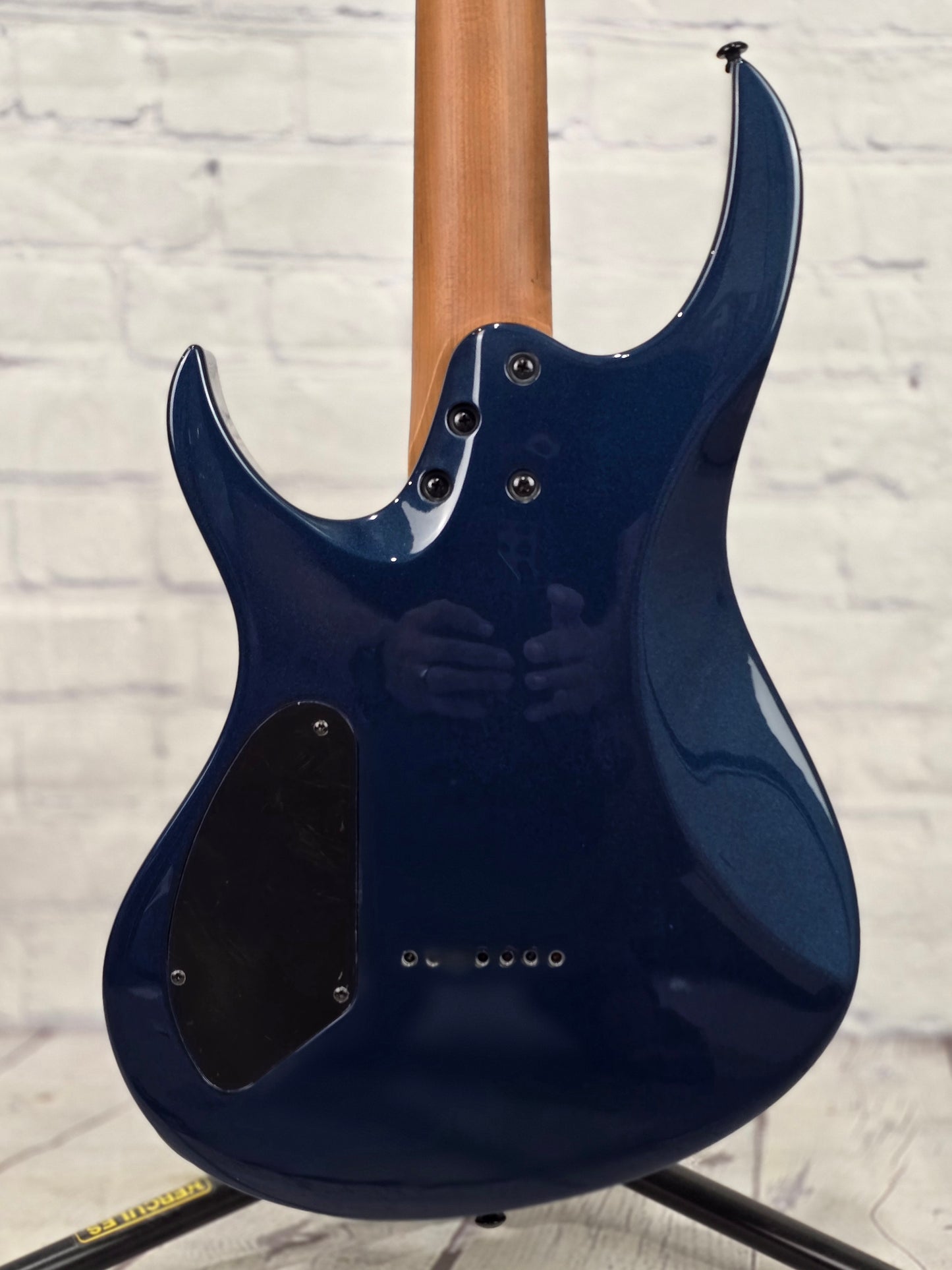 Balaguer Select Diablo Baritone 7 String Electric Guitar Gloss Metallic Blueberry