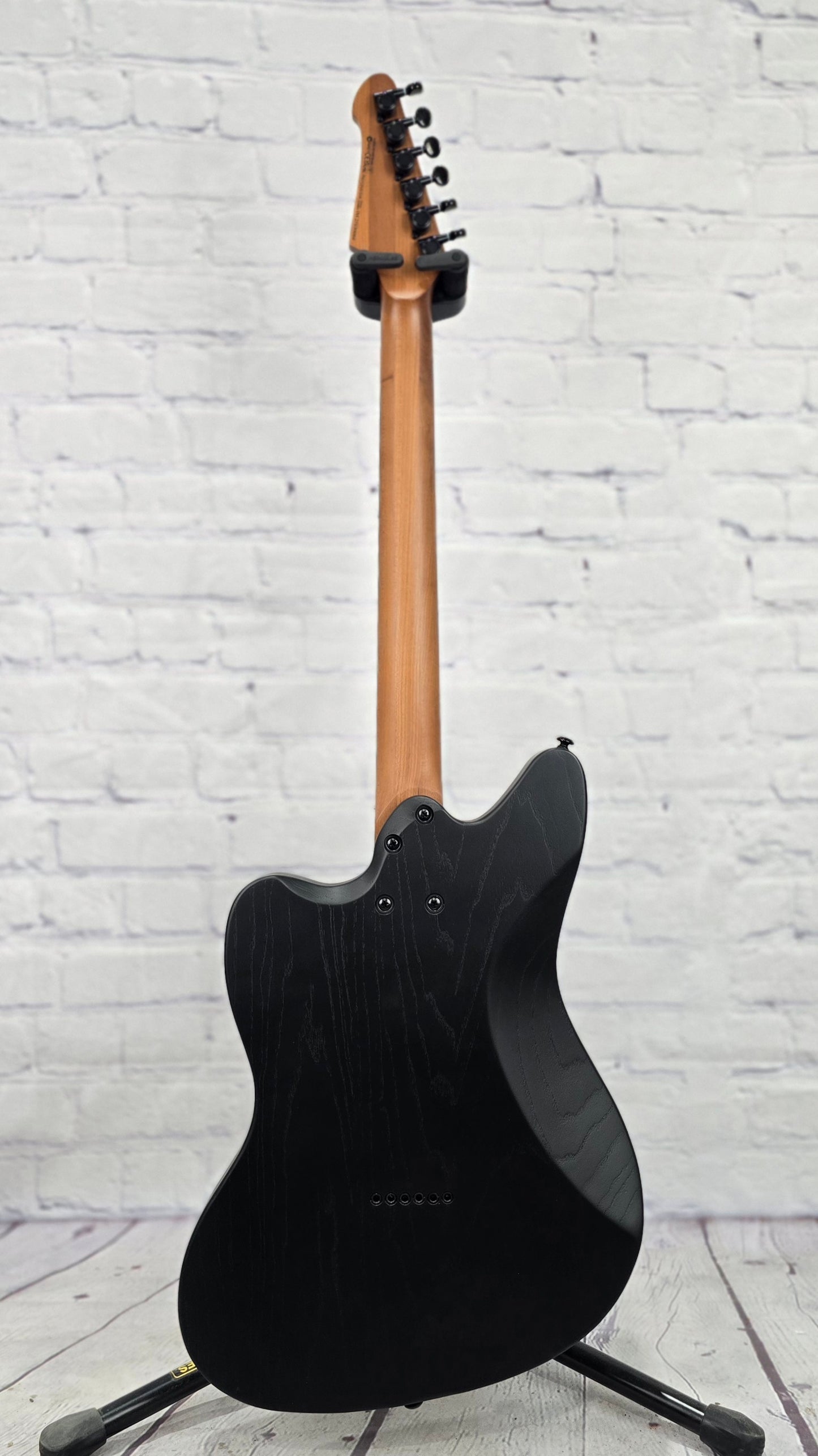 Balaguer Standard Growler Baritone 6 String Electric Guitar Rustic Black