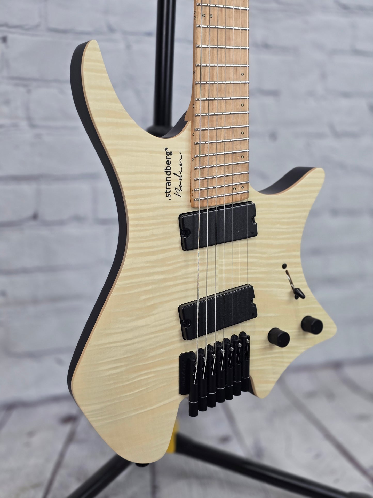 USED Strandberg Boden Standard NX 7 String Electric Guitar Natural Flame Maple