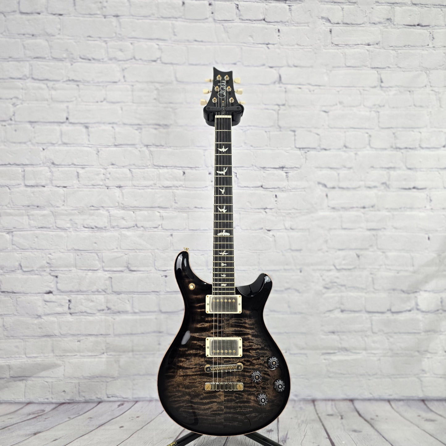USED Paul Reed Smith PRS Wood Library McCarty 594 Quilt 10 Top Electric Guitar McCarty Charcoal