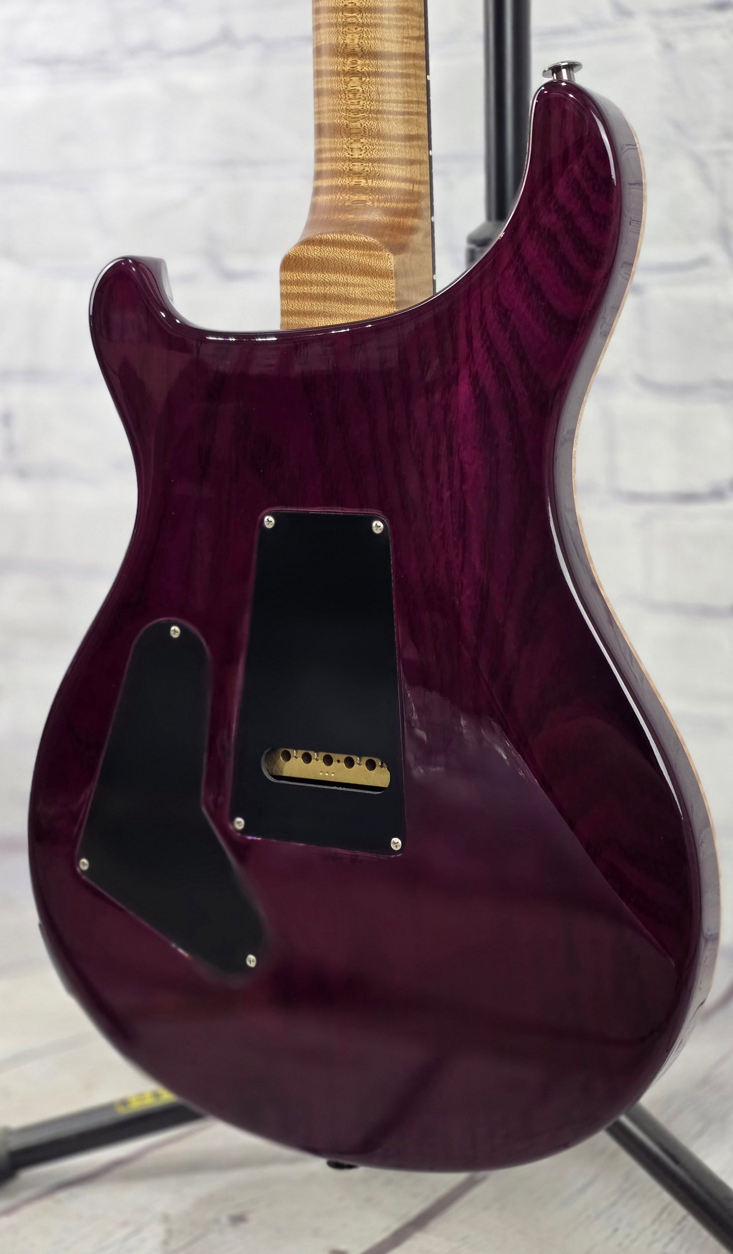 USED Paul Reed Smith PRS Custom 24 Quilt 10 Top Wood Library Electric Guitar Aquableaux Purpleburst