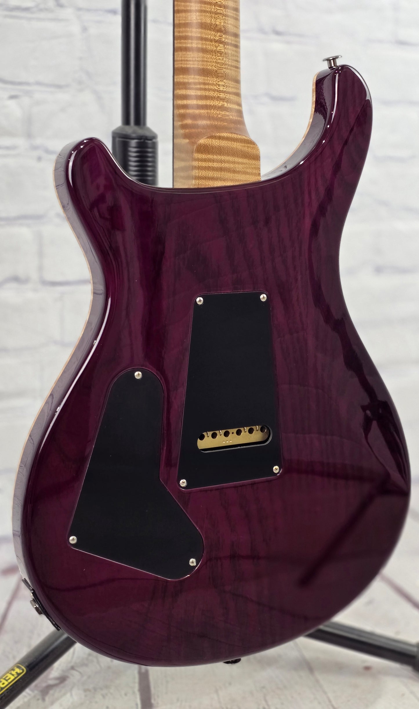 USED Paul Reed Smith PRS Custom 24 Quilt 10 Top Wood Library Electric Guitar Aquableaux Purpleburst