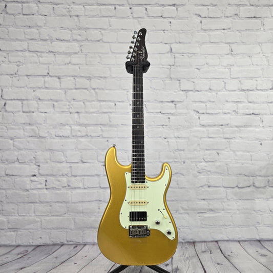 Schecter Nick Johnston Traditional HSS 10th Anniversary Electric Guitar Atomic Saffron SHC-1155