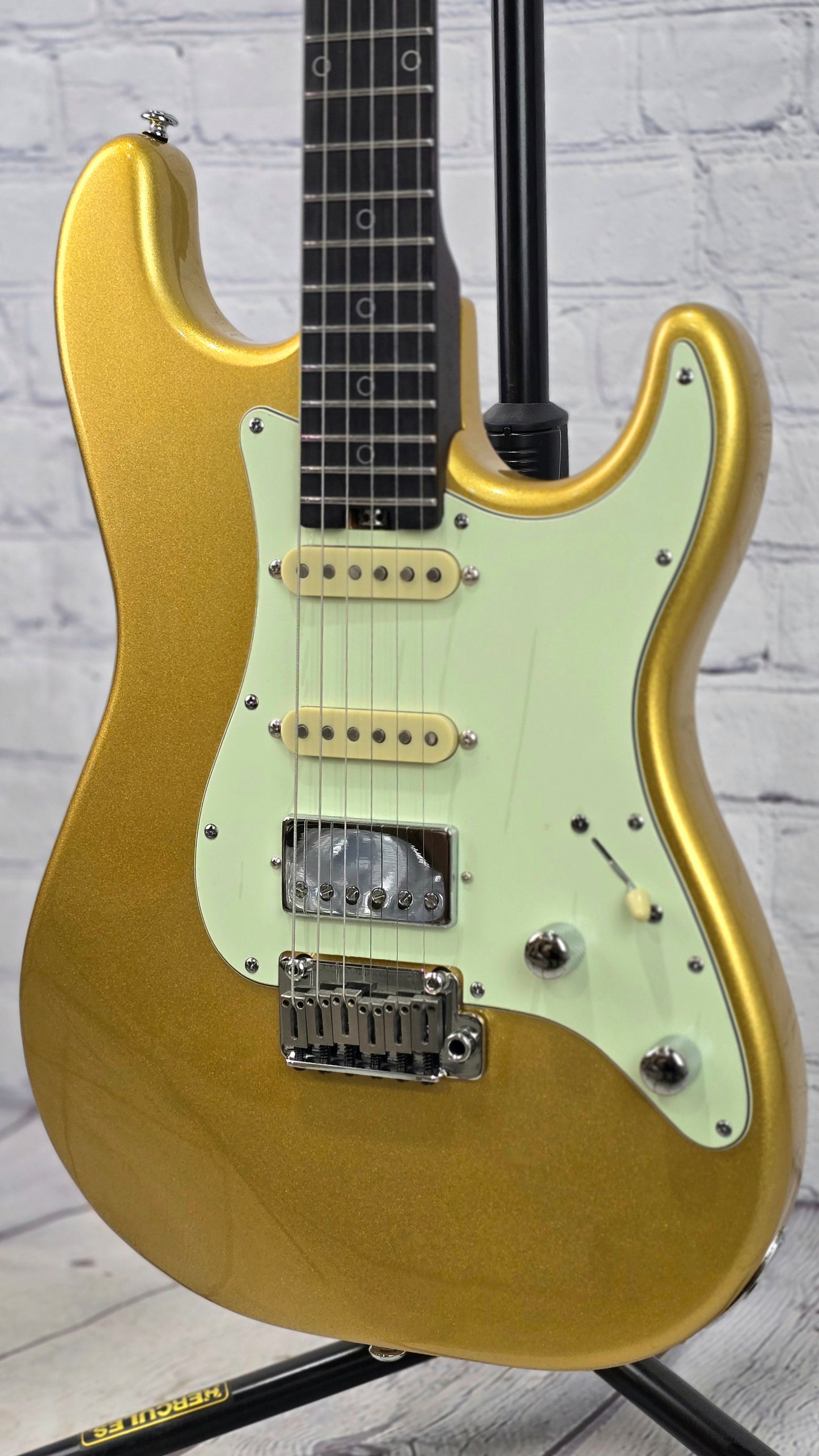 Schecter Nick Johnston Traditional HSS 10th Anniversary Electric Guitar Atomic Saffron SHC-1155