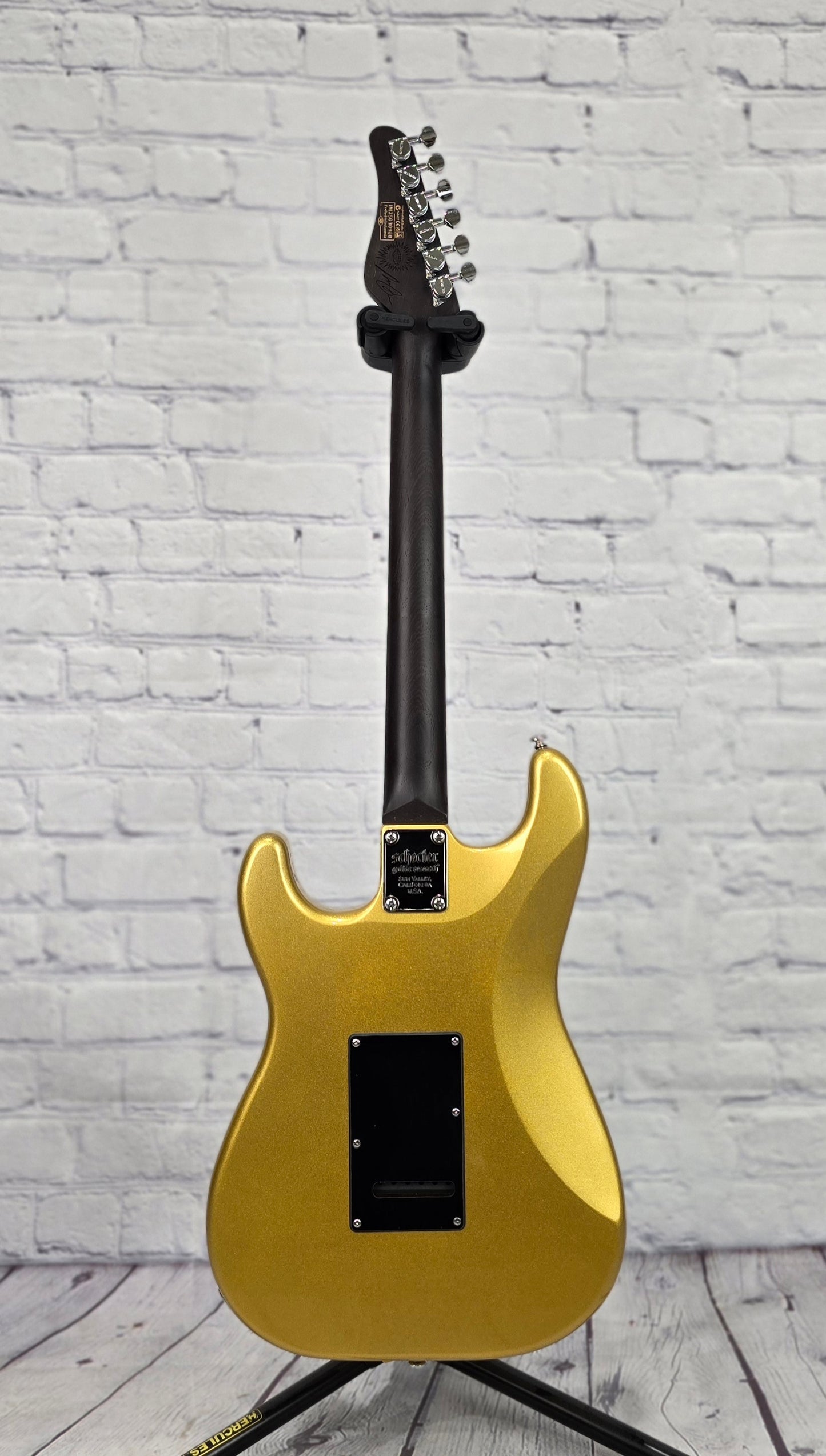 Schecter Nick Johnston Traditional HSS 10th Anniversary Electric Guitar Atomic Saffron SHC-1155