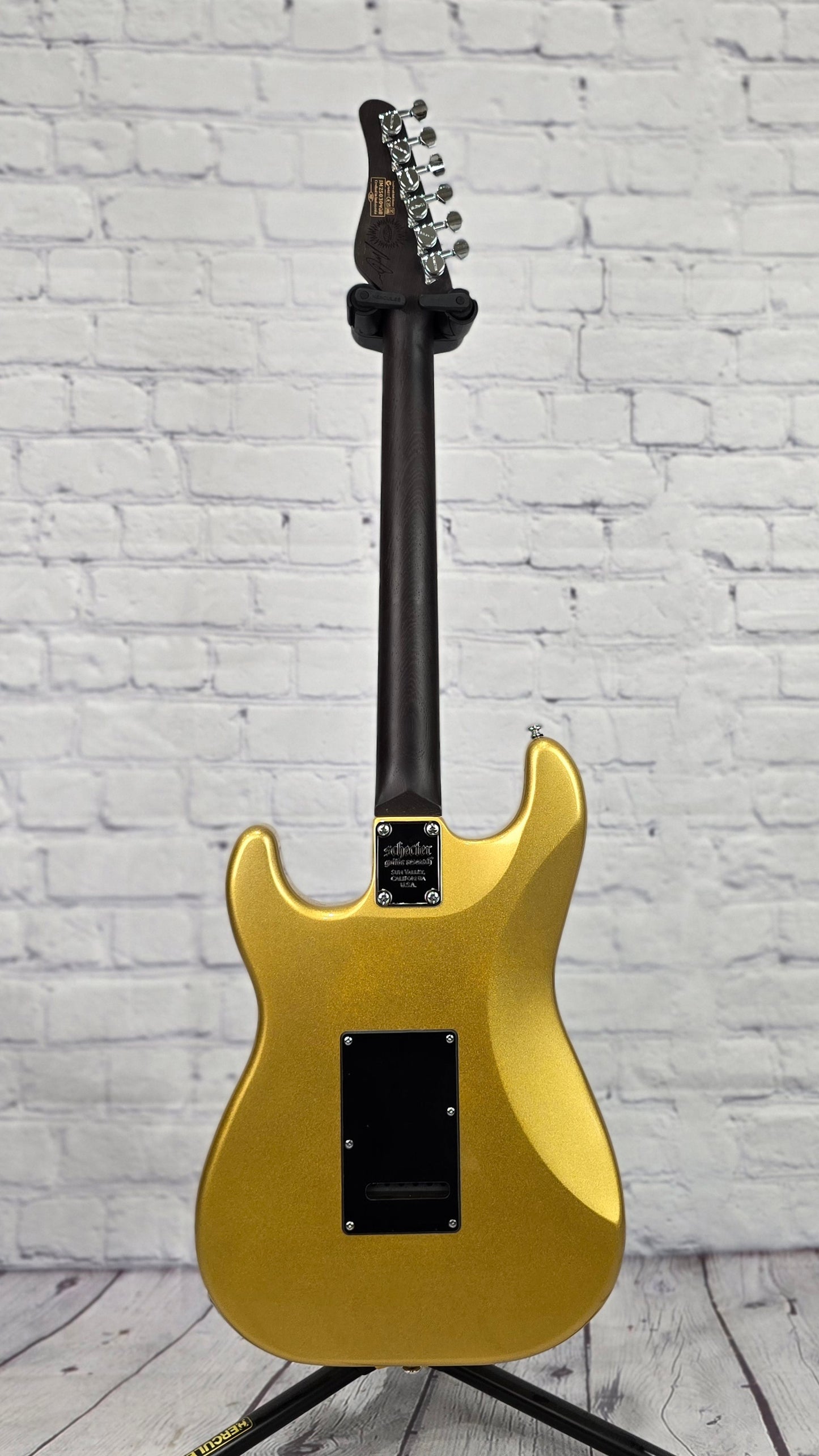 Schecter Nick Johnston Traditional HSS 10th Anniversary Electric Guitar Atomic Saffron SHC-1155