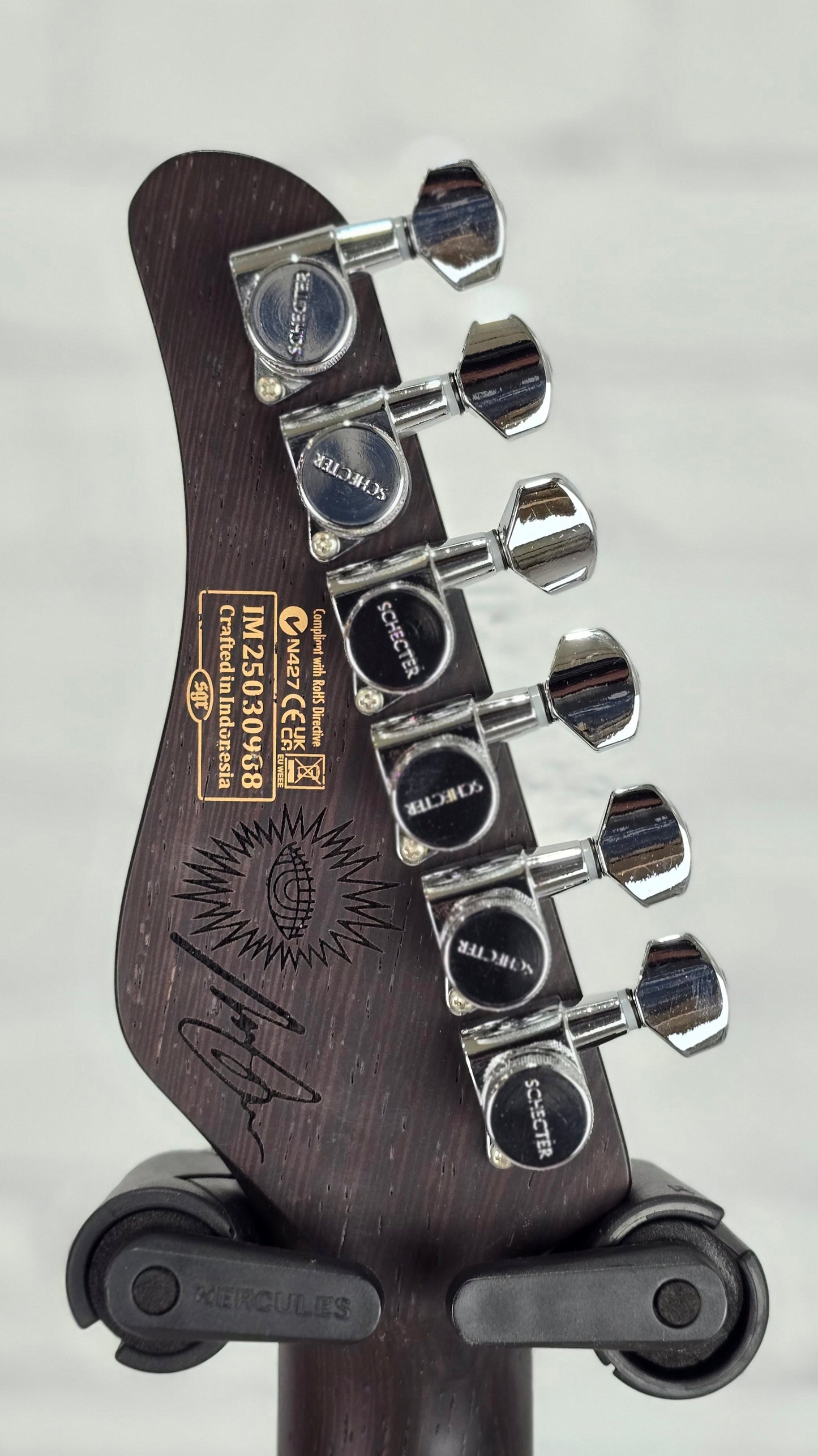 Schecter Nick Johnston Traditional HSS 10th Anniversary Electric Guitar Atomic Saffron SHC-1155