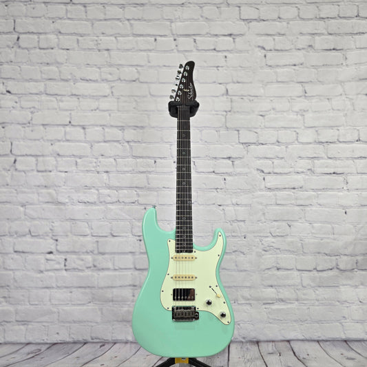 Schecter Nick Johnston Traditional HSS 10th Anniversary Electric Guitar Atomic Green SHC-1154