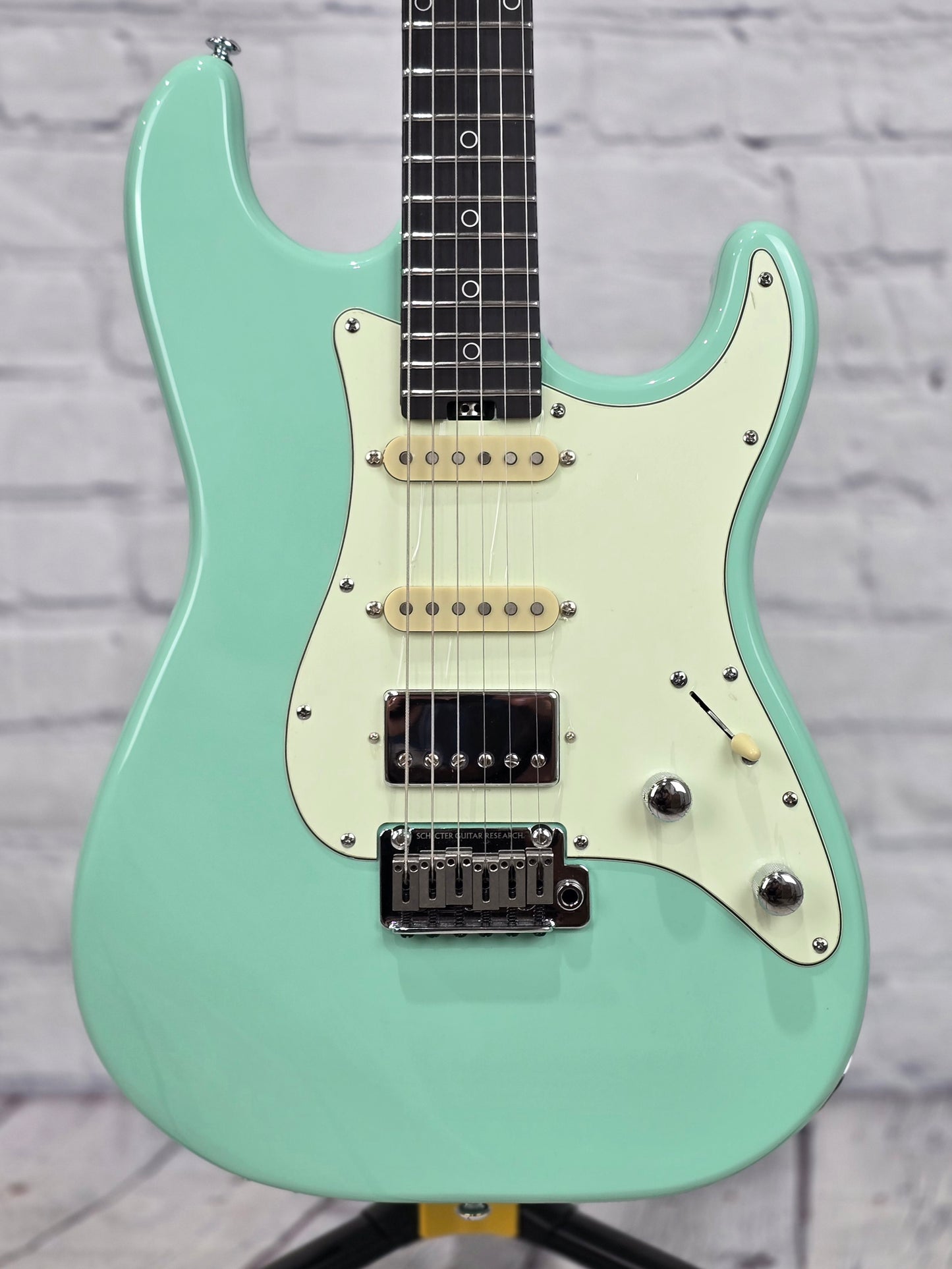 Schecter Nick Johnston Traditional HSS 10th Anniversary Electric Guitar Atomic Green SHC-1154