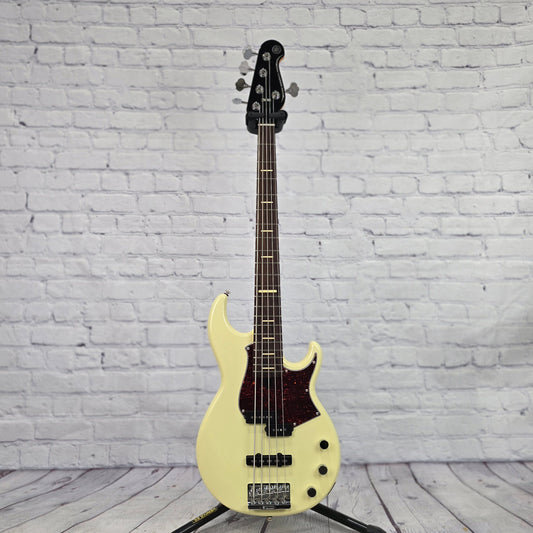 Yamaha BBP35II VW Professional 5 String Bass Guitar Vintage White Japan