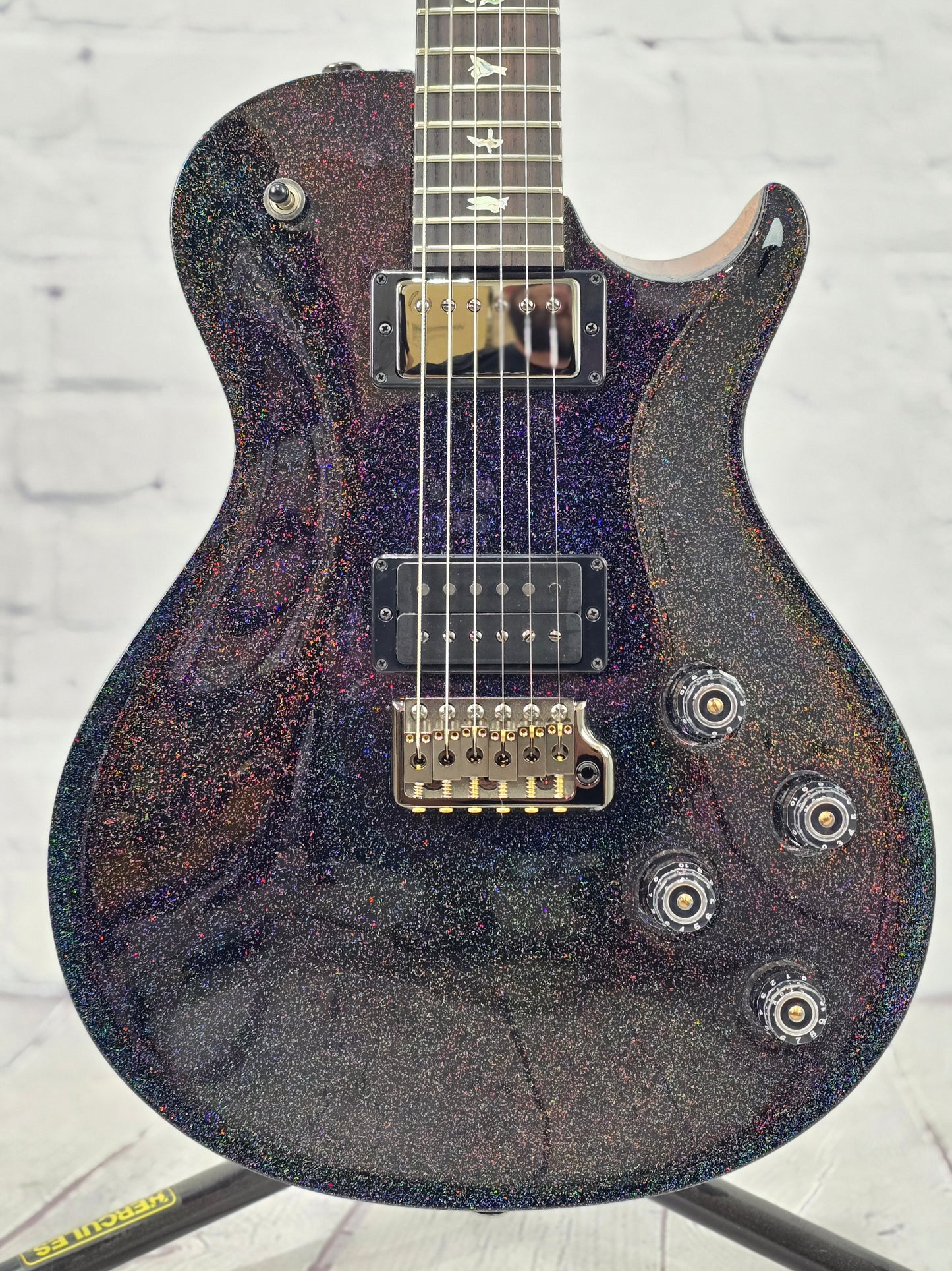 Paul Reed Smith PRS Tremonti Tremolo Electric Guitar Black Rainbow Holoflake Roasted Maple Neck
