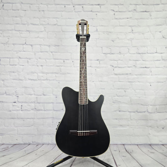 Ibanez TOD10N TKF Tim Henson Nylon String Acoustic Guitar Transparent Flat Black