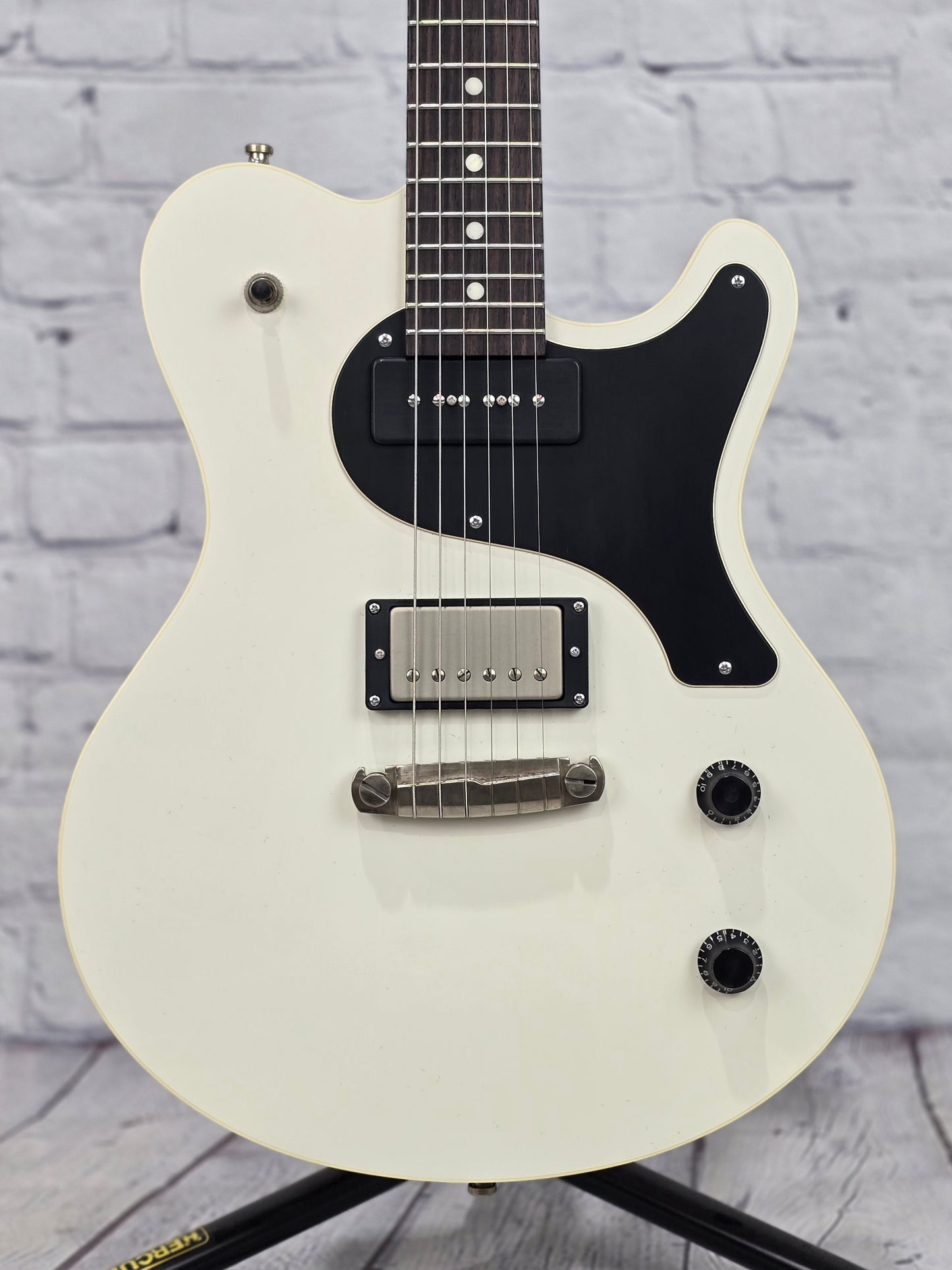 Nik Huber Krautster K-III 6 String Electric Guitar Vintage White