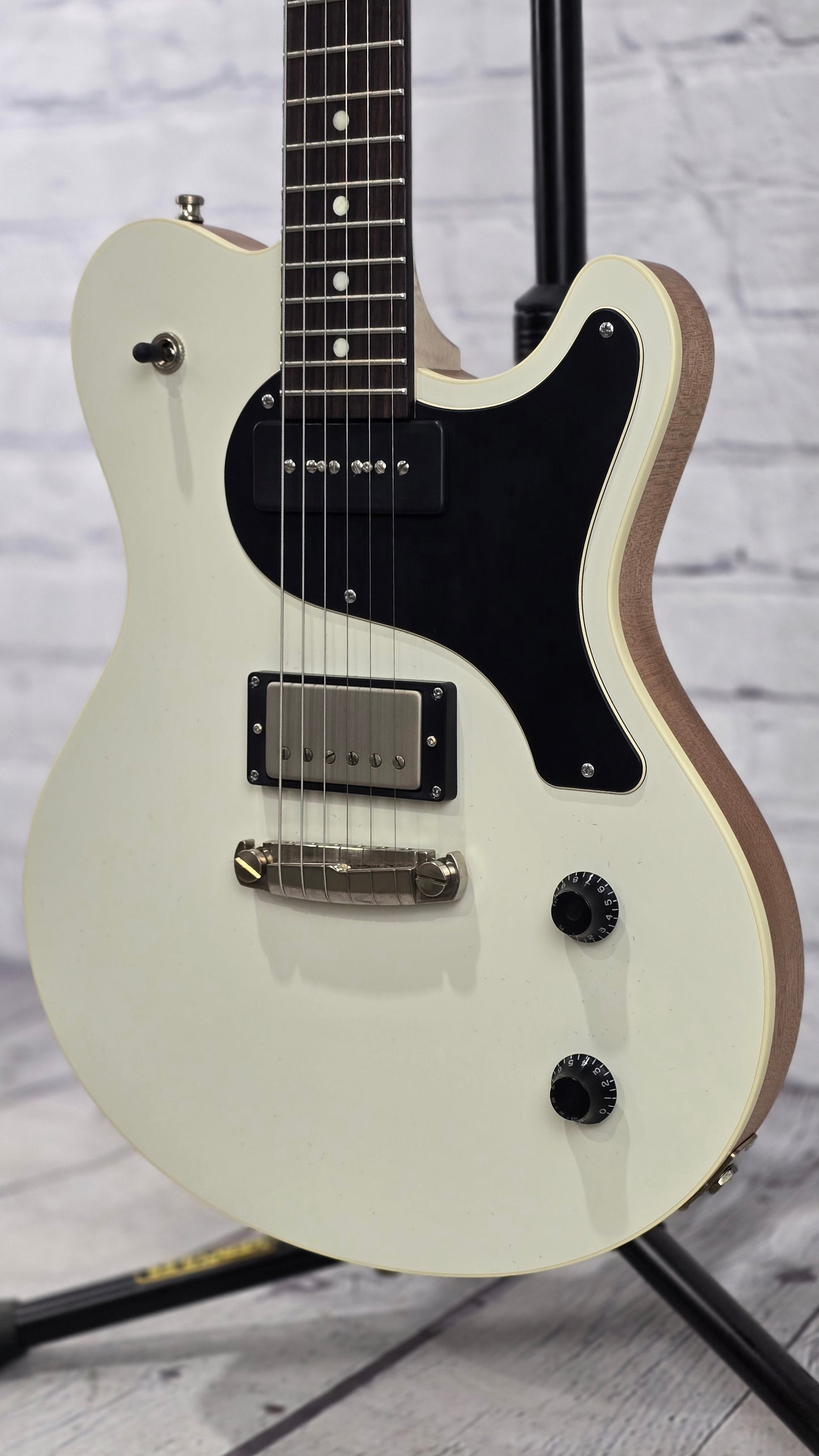 Nik Huber Krautster K-III 6 String Electric Guitar Vintage White