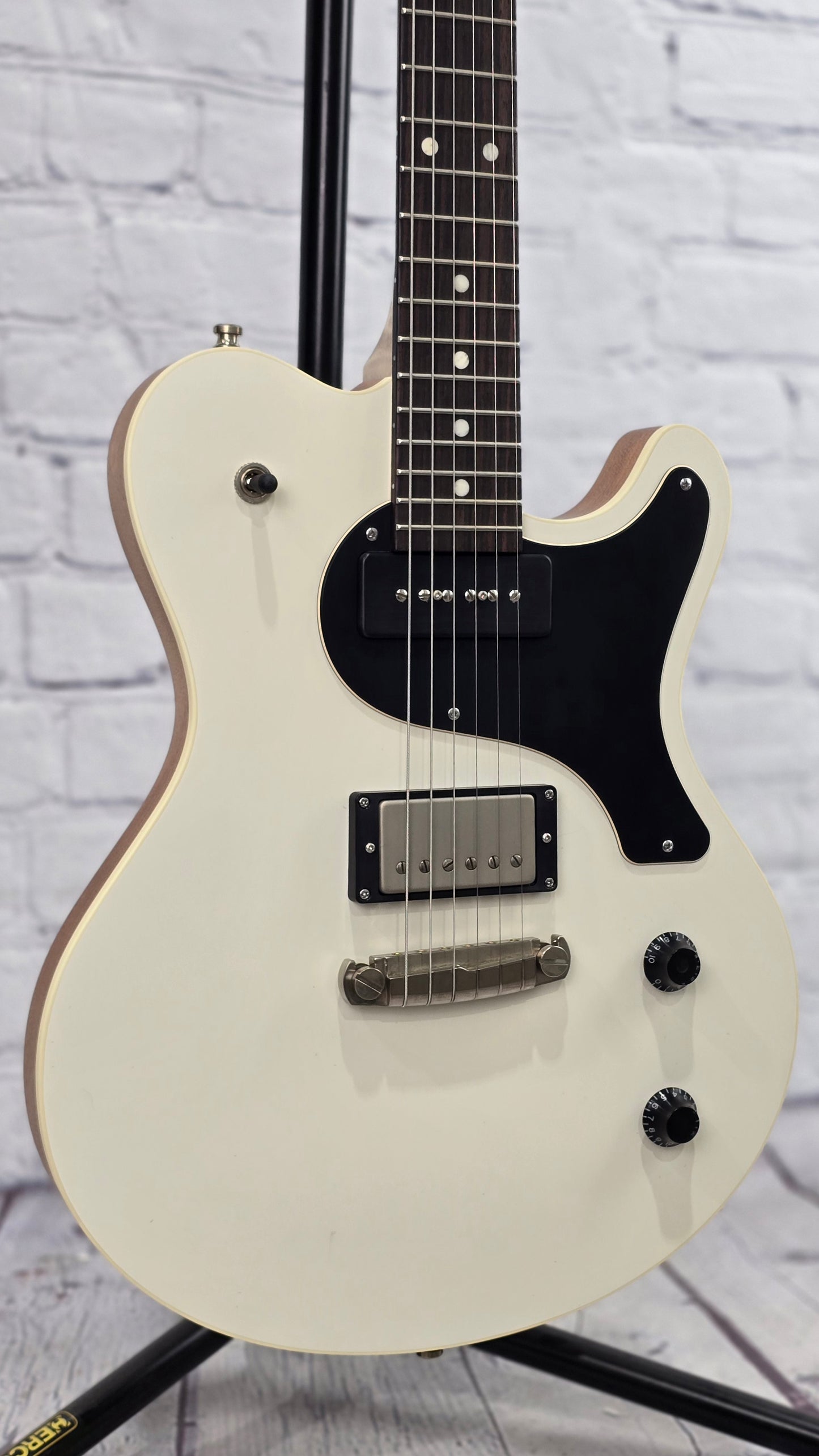 Nik Huber Krautster K-III 6 String Electric Guitar Vintage White