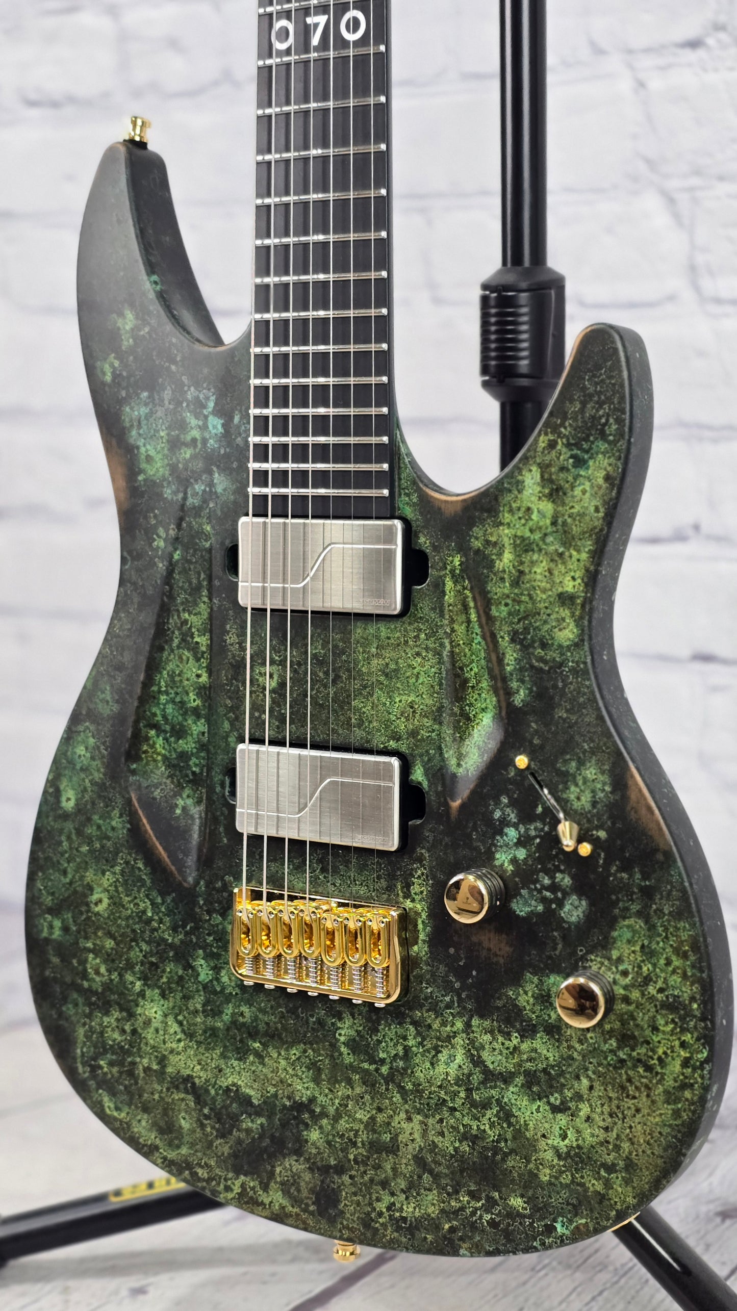 USED Aristides 070 7 String Electric Guitar Bronze Oxidized