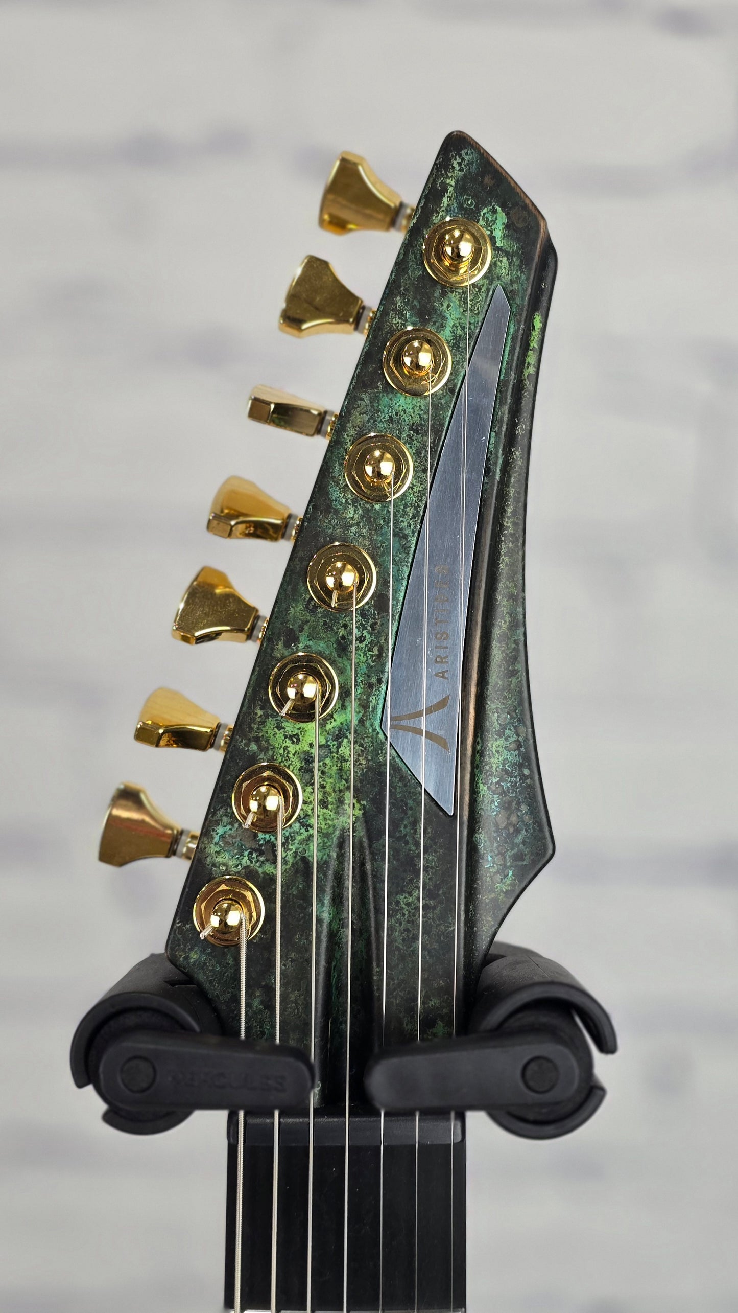 USED Aristides 070 7 String Electric Guitar Bronze Oxidized