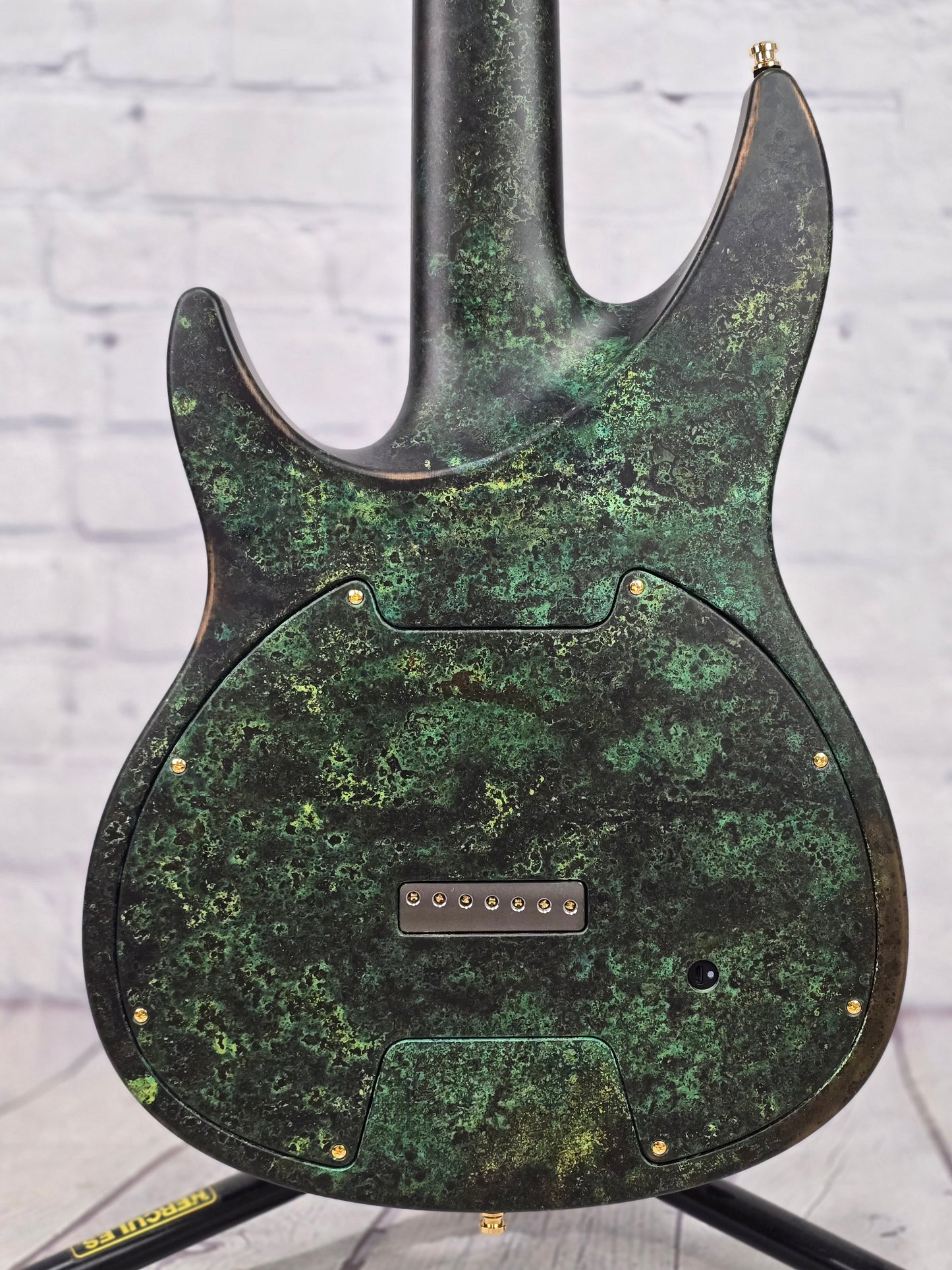 USED Aristides 070 7 String Electric Guitar Bronze Oxidized