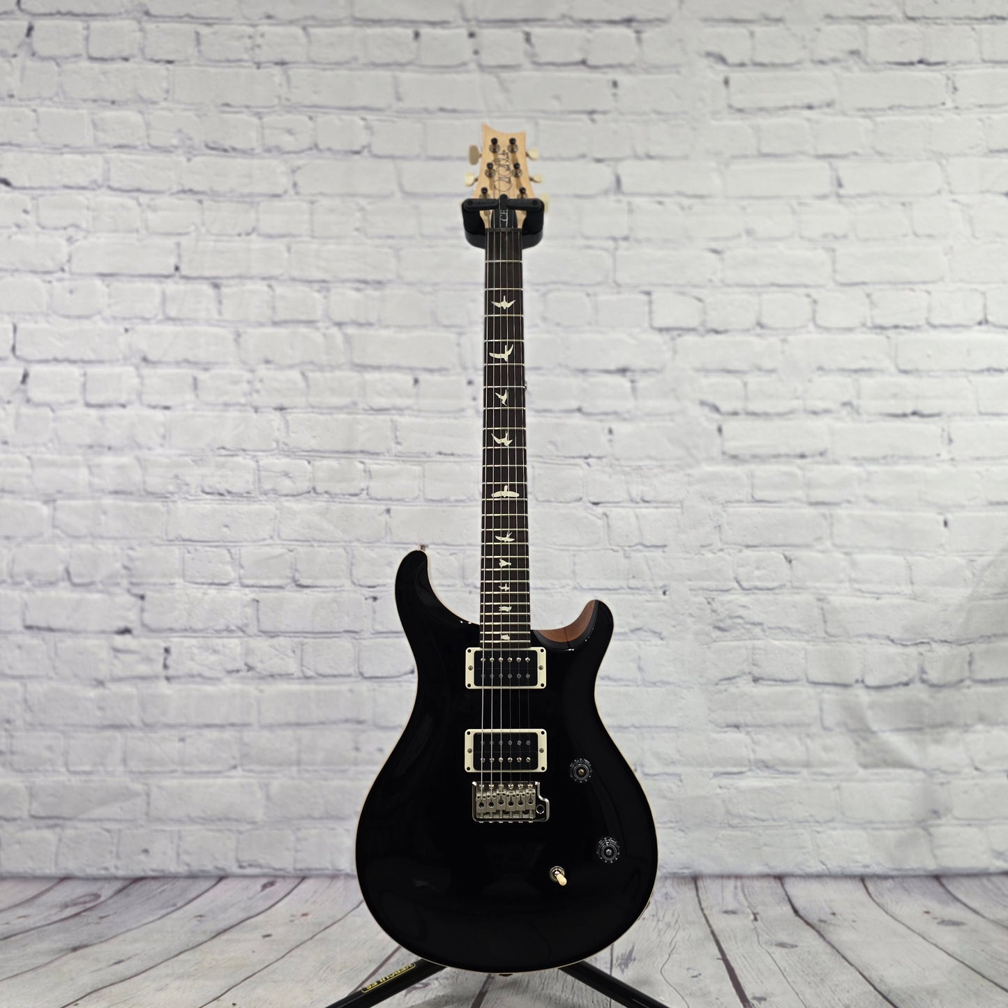 Paul Reed Smith PRS CE24 Electric Guitar Gloss Black Natural Back
