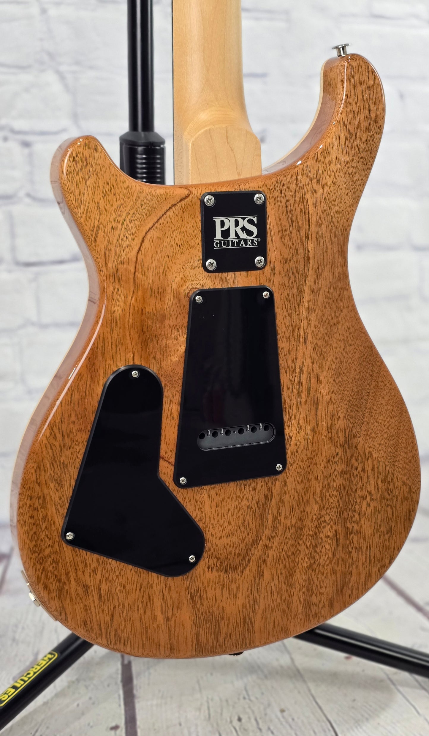 Paul Reed Smith PRS CE24 Electric Guitar Gloss Black Natural Back