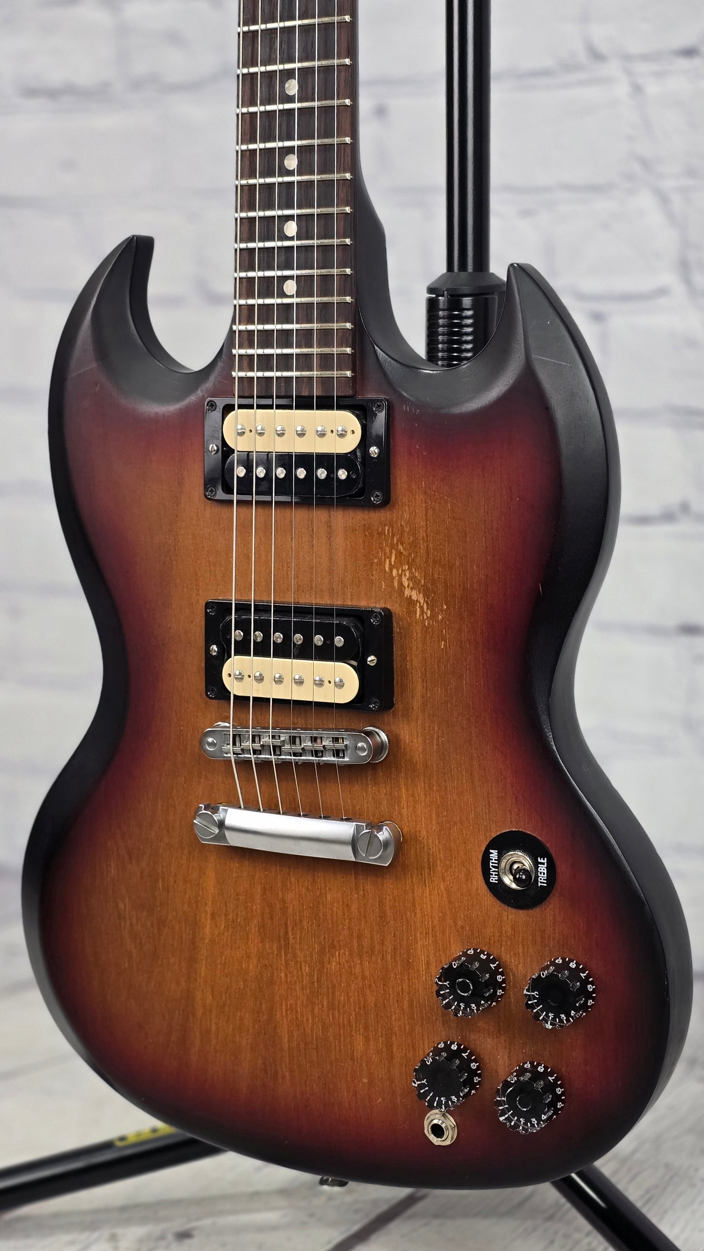 USED Gibson SGJ 6 String Electric Guitar Satin Vintage Sunburst