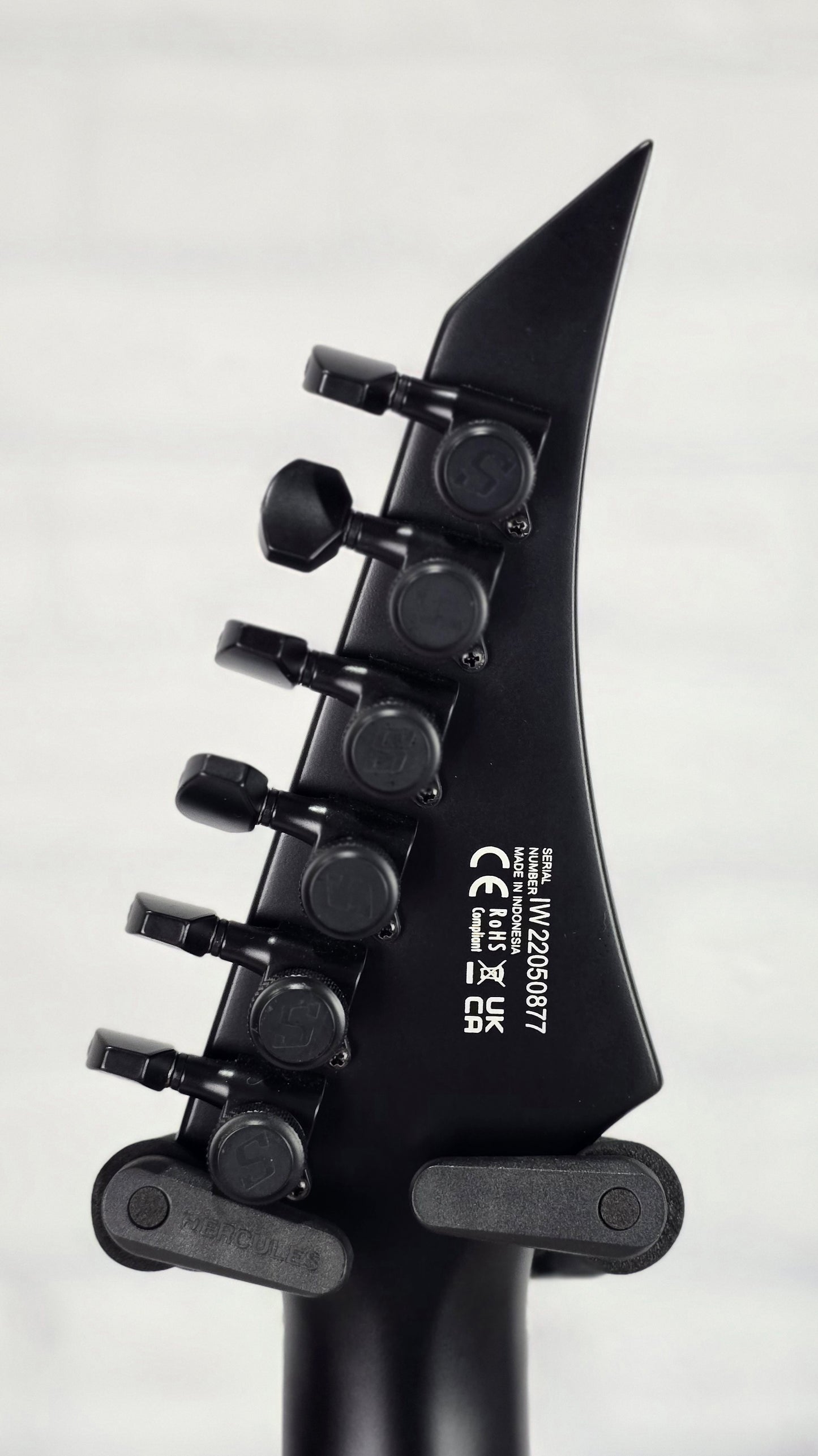 USED Solar T1.6C Evertune 6 String Electric Guitar Carbon Black Matte