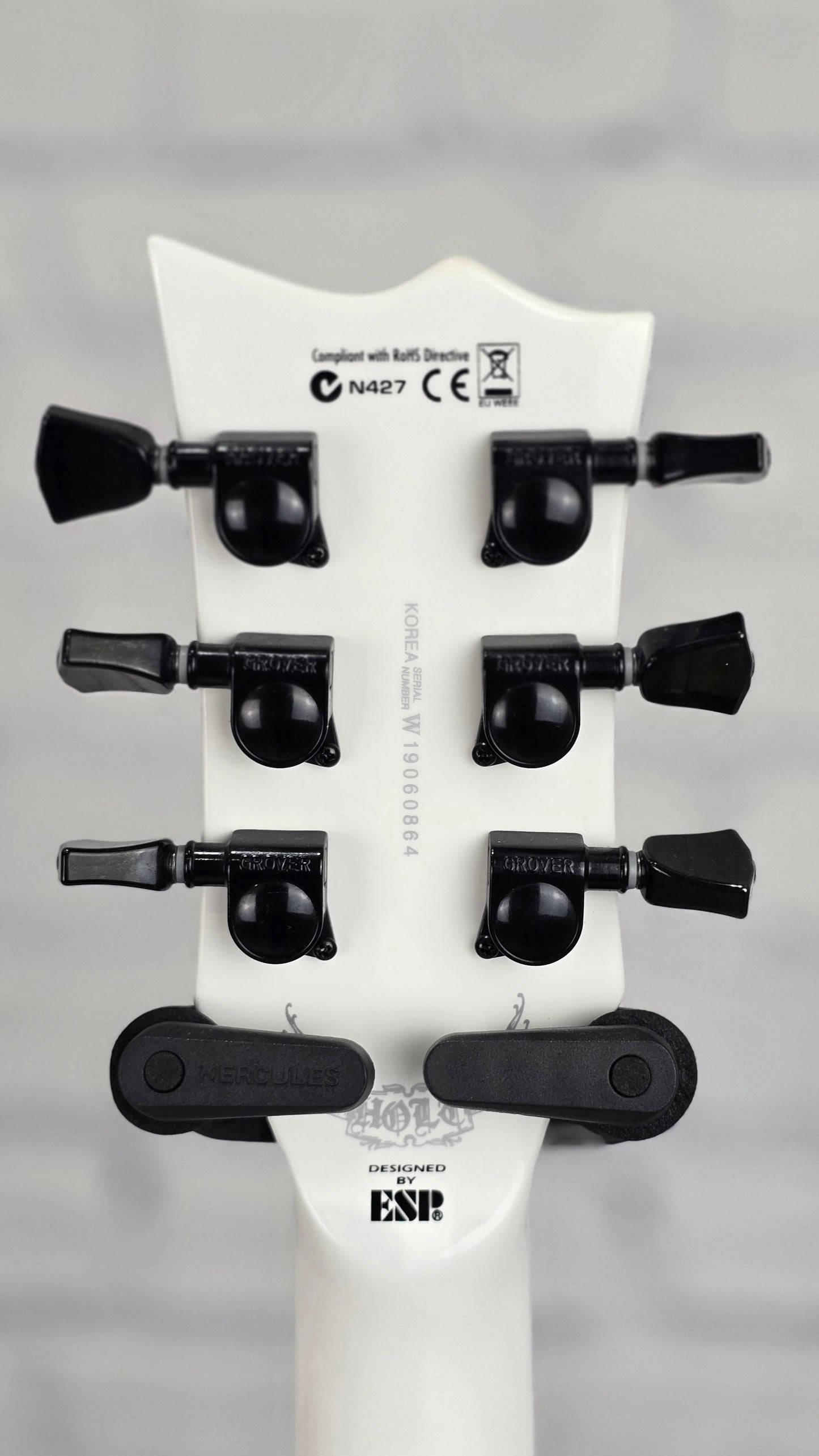 USED ESP LTD GH-600 Gary Holt Signature 6 String Electric Guitar Snow White