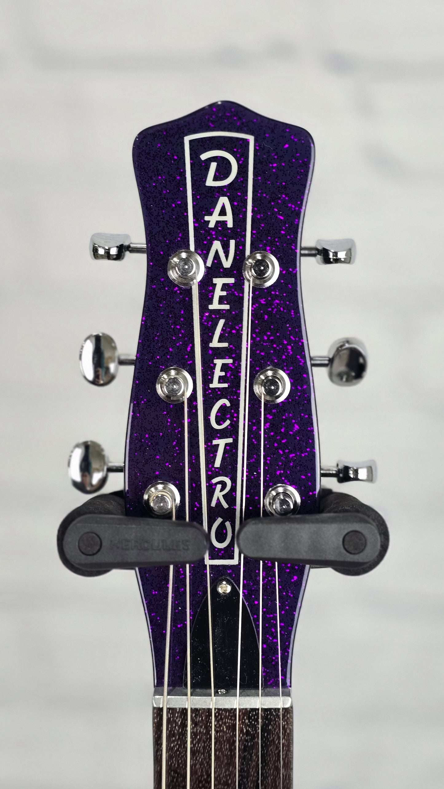 Danelectro 59 NOS+ Blackout 6 String Electric Guitar Purple Metalflake