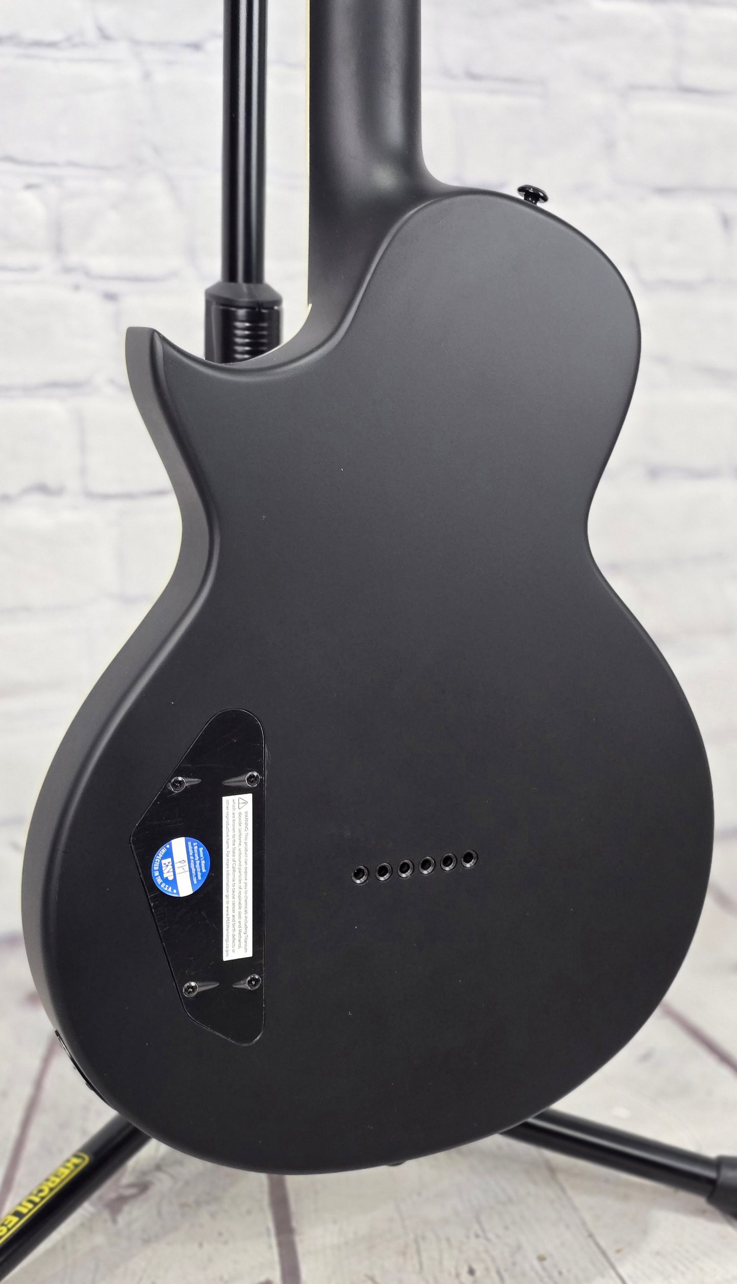 ESP LTD Deluxe EC-01FT 6 String Electric Guitar Charcoal Burst Satin