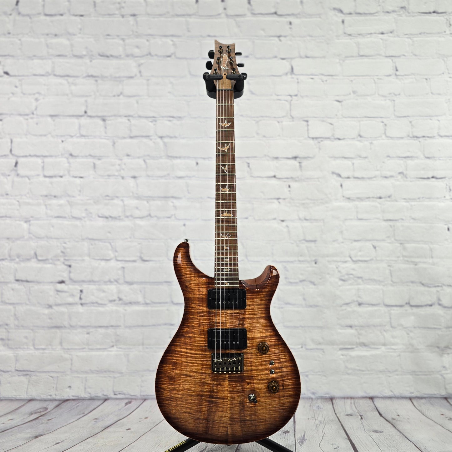 Paul Reed Smith PRS Guitars Private Stock Custom 24-08 Hardtail Koa 6 String Electric Guitar Natural Light Smokeburst