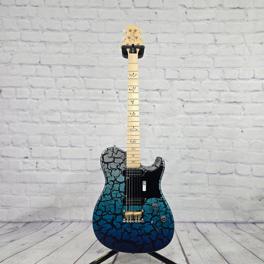 Paul Reed Smith PRS NF53 Satin 6 String Electric Guitar "Sprayer's Choice" Blue Fade Satin Crackle