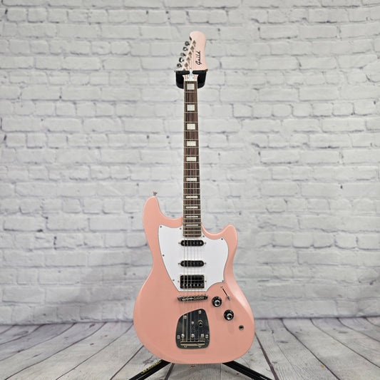 Guild Surfliner Deluxe 6 String Electric Guitar Rose Quartz Metallic