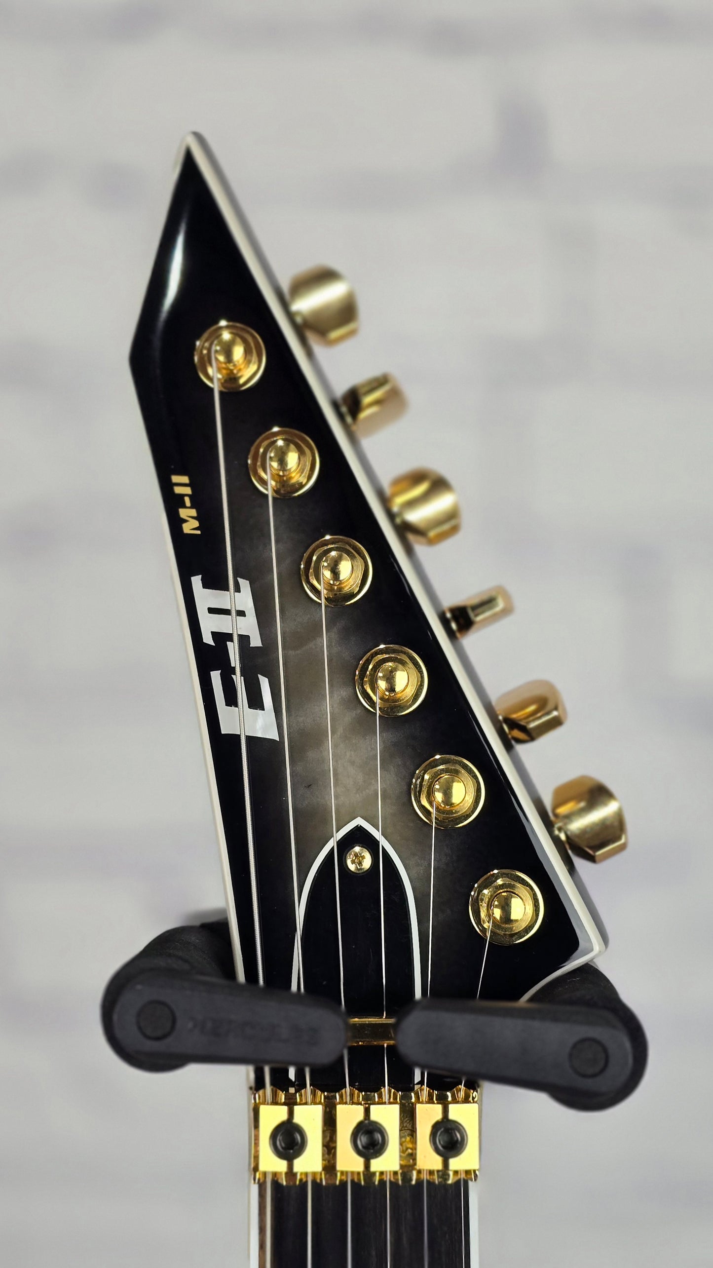 ESP E-II M-II QM 6 String Electric Guitar Black Natural Burst EIIMIIQMBLKNB