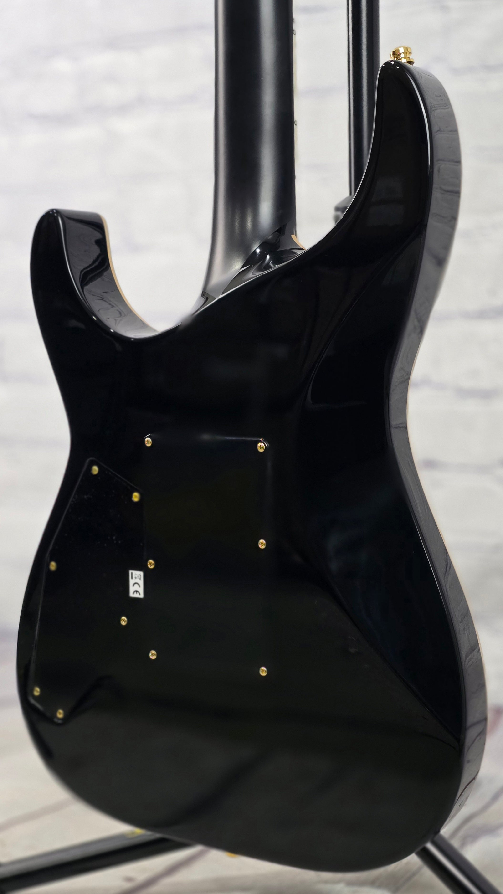 ESP E-II M-II QM 6 String Electric Guitar Black Natural Burst