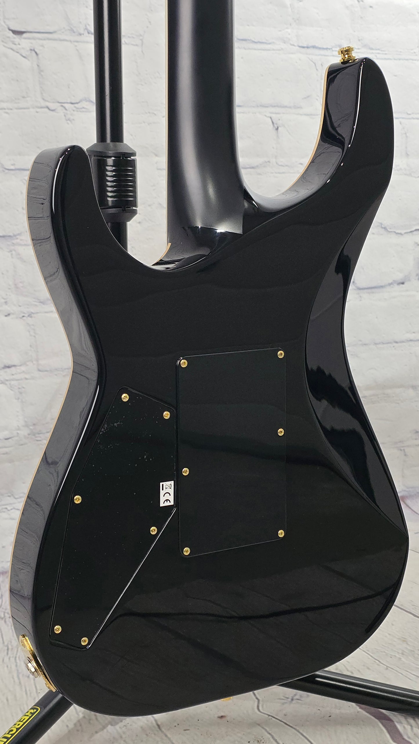 ESP E-II M-II QM 6 String Electric Guitar Black Natural Burst EIIMIIQMBLKNB