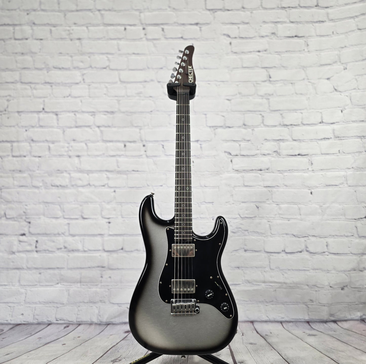 Schecter USA Nick Johnston Traditional HH Signature 6 String Electric Guitar Atomic Mercury Limited Edition Relic SHC-7136