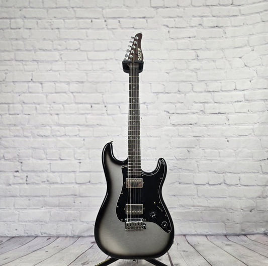 Schecter USA Nick Johnston Traditional HH Signature 6 String Electric Guitar Atomic Mercury Limited Edition Relic SHC-7136