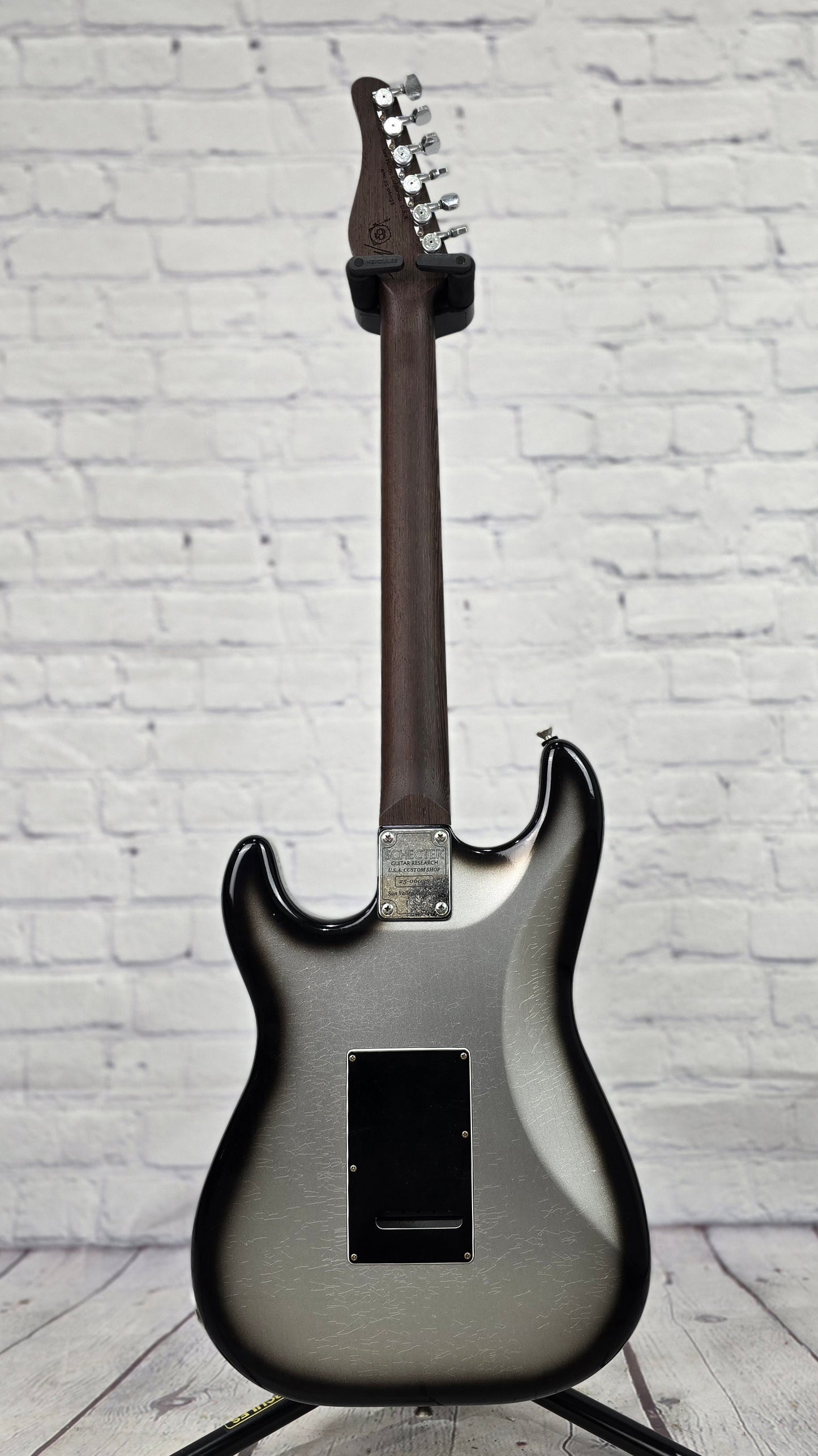 Schecter USA Nick Johnston Traditional HH Signature 6 String Electric Guitar Atomic Mercury Limited Edition Relic SHC-7136