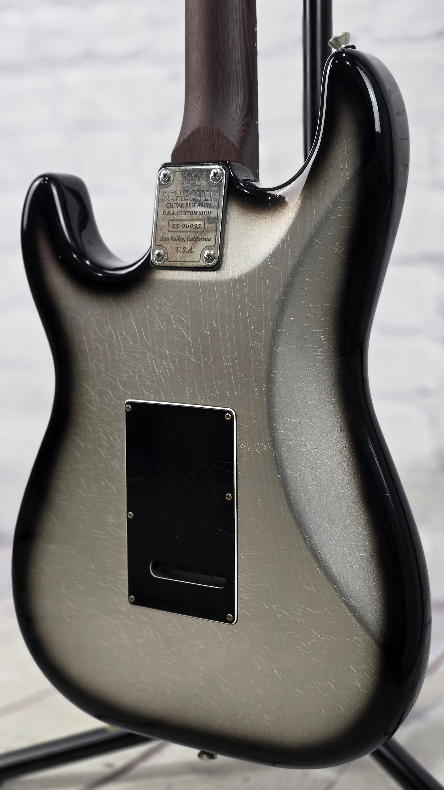 Schecter USA Nick Johnston Traditional HH Signature 6 String Electric Guitar Atomic Mercury Limited Edition Relic SHC-7136