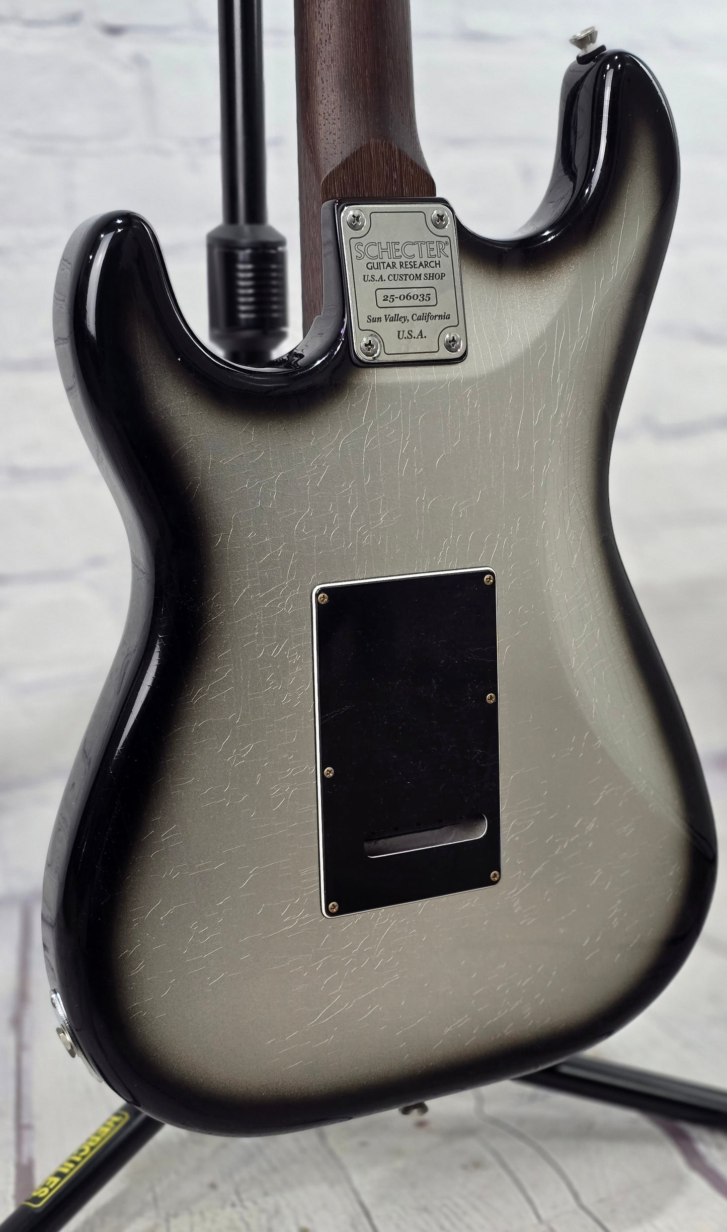 Schecter USA Nick Johnston Traditional HH Signature 6 String Electric Guitar Atomic Mercury Limited Edition Relic SHC-7136