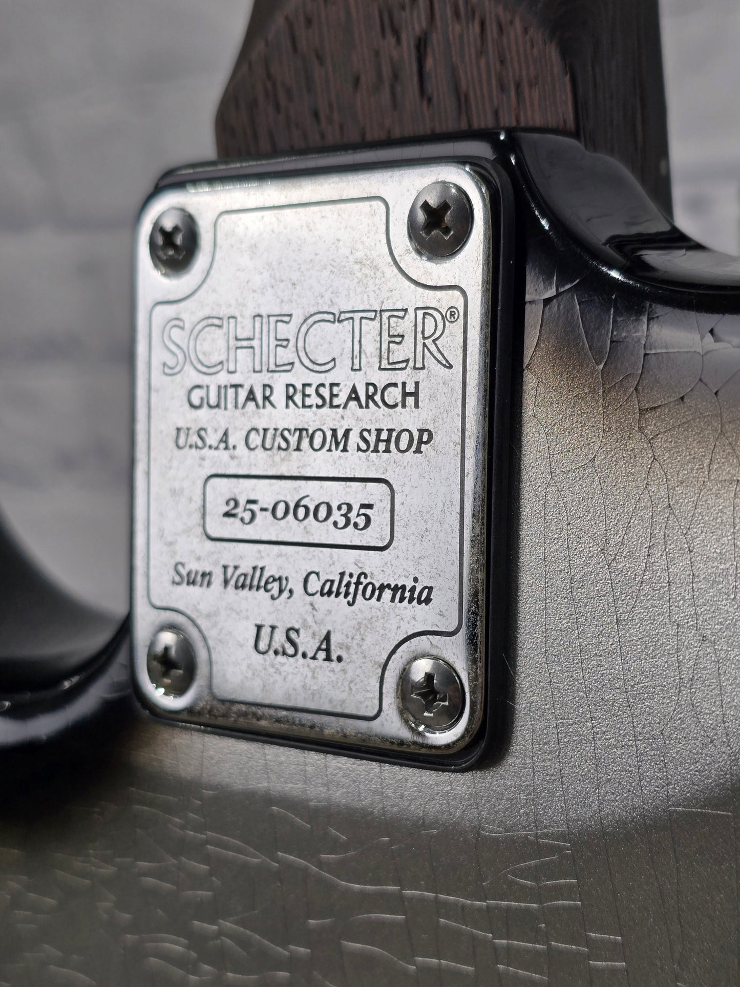 Schecter USA Nick Johnston Traditional HH Signature 6 String Electric Guitar Atomic Mercury Limited Edition Relic SHC-7136