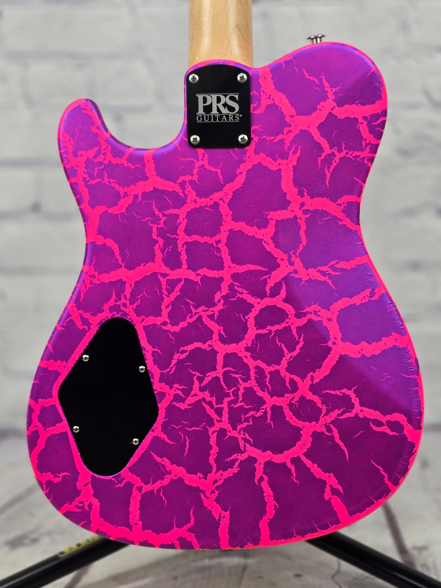 Paul Reed Smith PRS NF53 Satin 6 String Electric Guitar "Sprayer's Choice" Neon Pink Purple Crackle