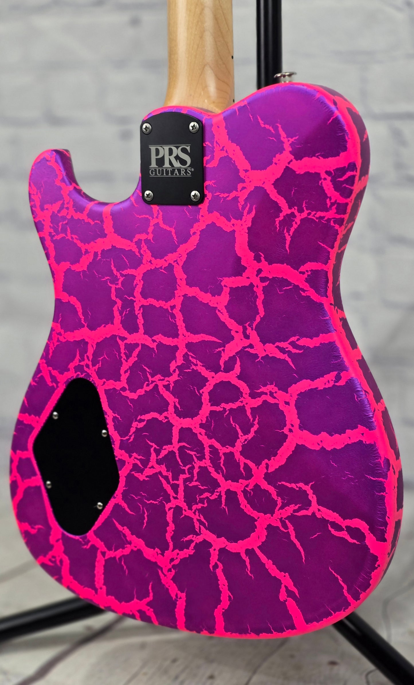 Paul Reed Smith PRS NF53 Satin 6 String Electric Guitar "Sprayer's Choice" Neon Pink Purple Crackle