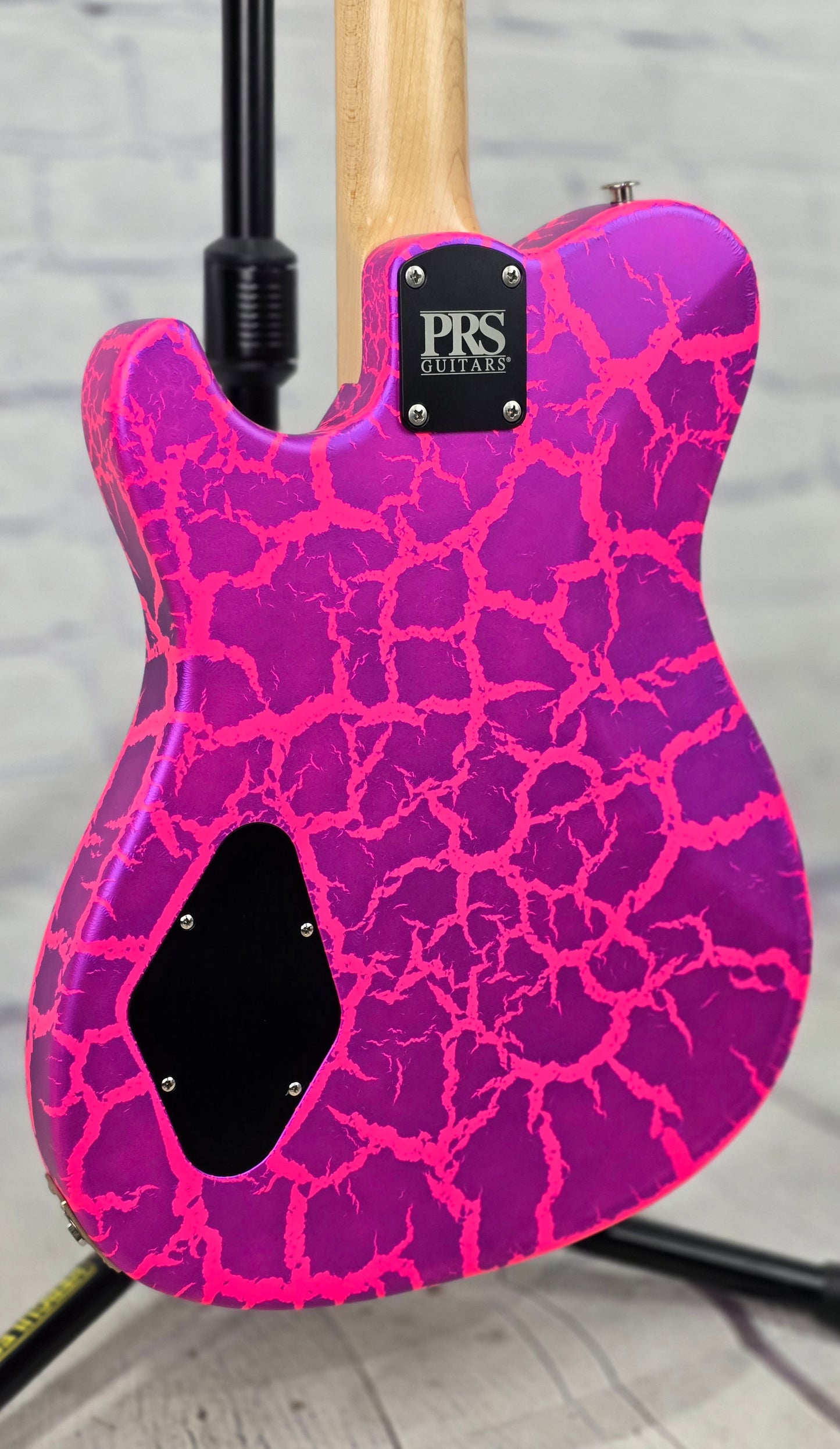Paul Reed Smith PRS NF53 Satin 6 String Electric Guitar "Sprayer's Choice" Neon Pink Purple Crackle